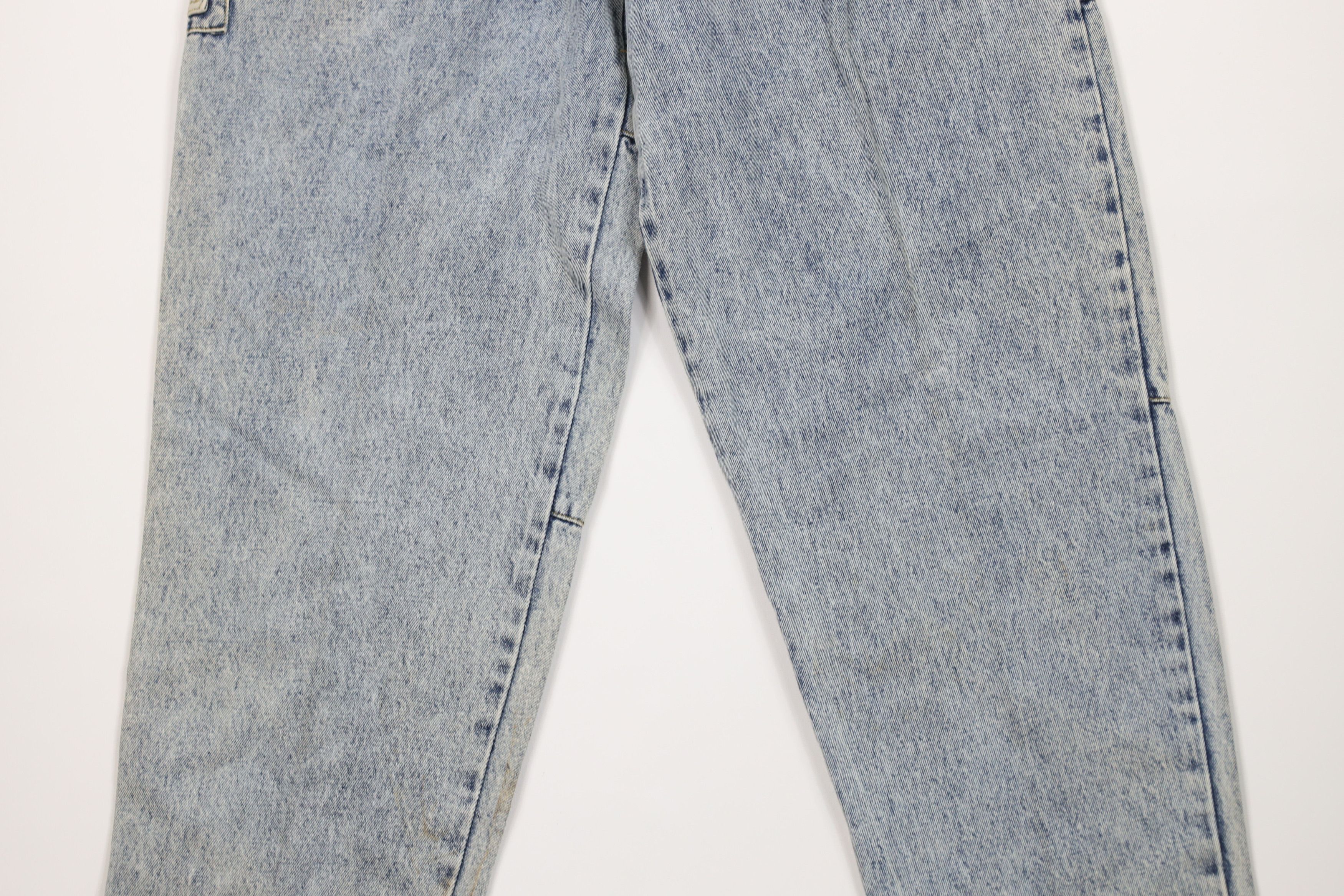 Vintage Deadstock Vintage 90s Streetwear Trim Acid Wash Denim Jeans Size 32" / US 10 / IT 46 - 3 Thumbnail
