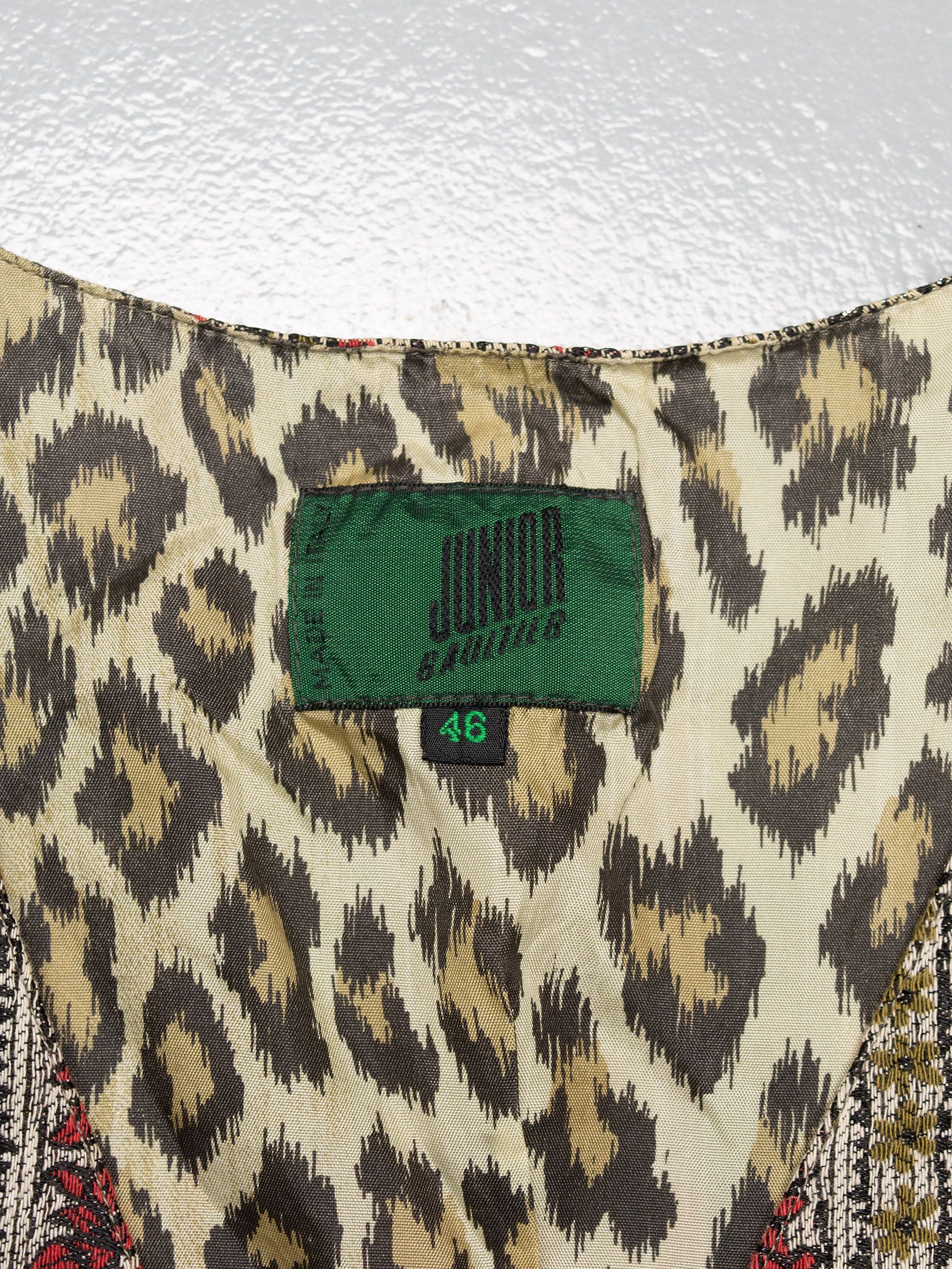 Jean Paul Gaultier vintage Junior Gaultier embroidered vest Size L / US 10 / IT 46 - 7 Thumbnail