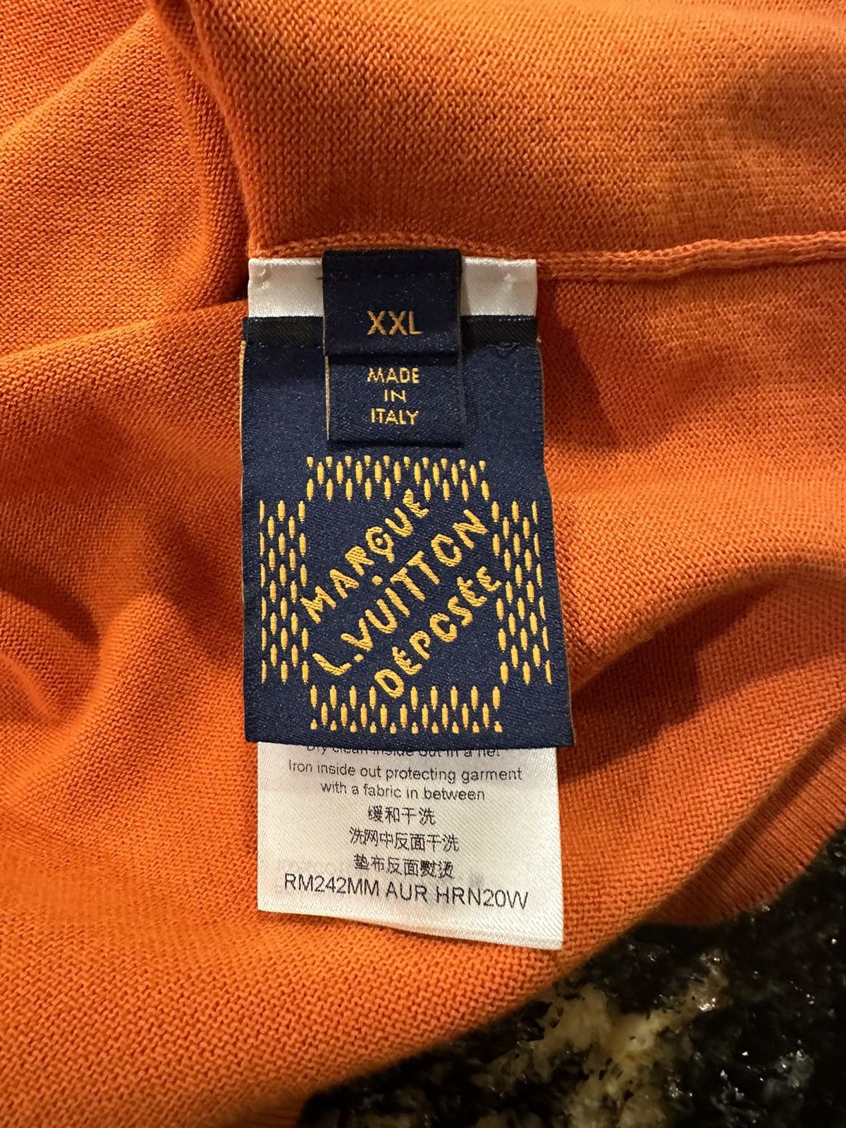 Louis Vuitton Louis Vuitton LV Orange Palm Tree Sweater Crewneck T-Shirt Size US XXL / EU 58 / 5 - 9 Thumbnail