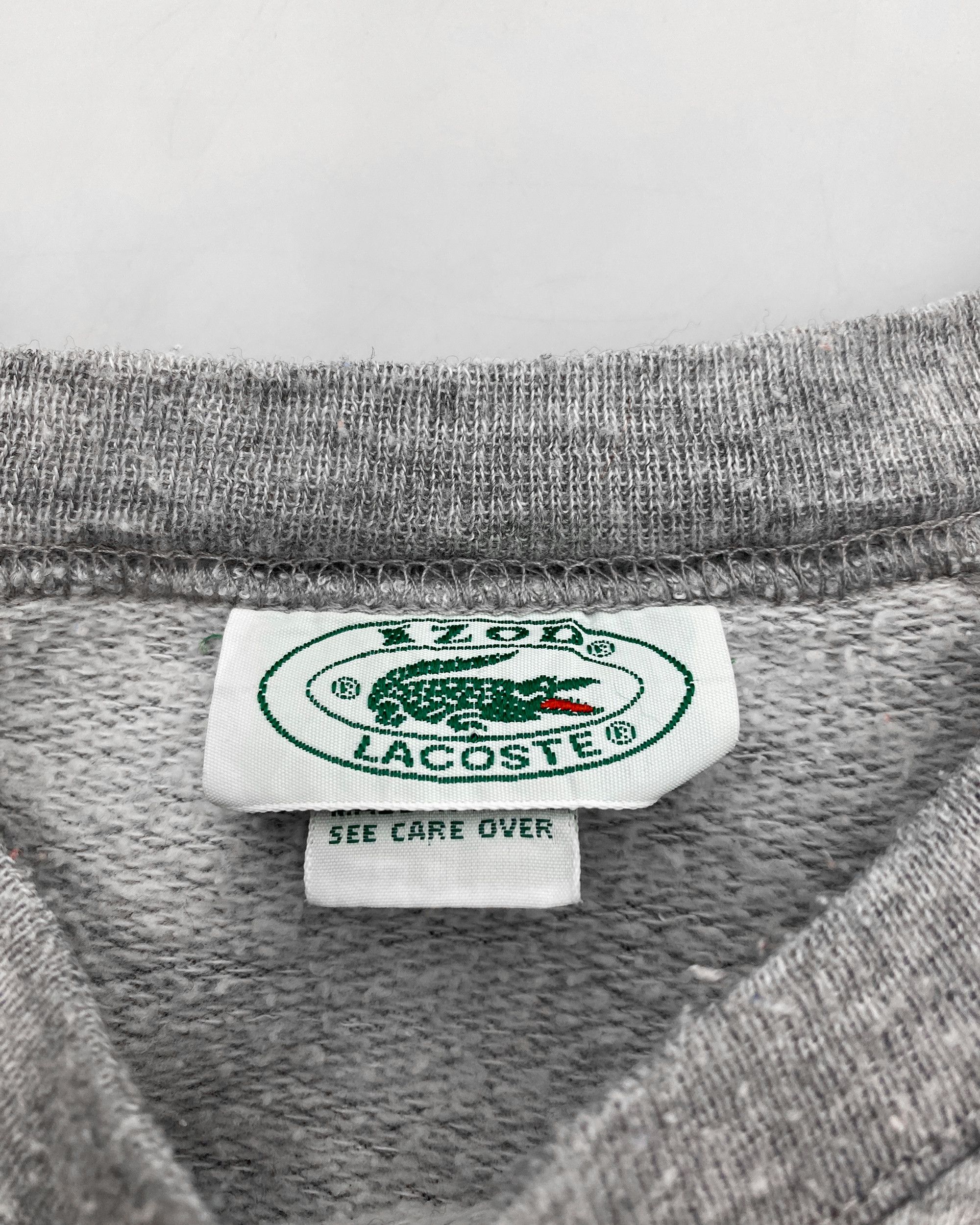 Lacoste Izod 1980s Raglan Logo Crewneck Size US L / EU 52-54 / 3 - 11 Thumbnail