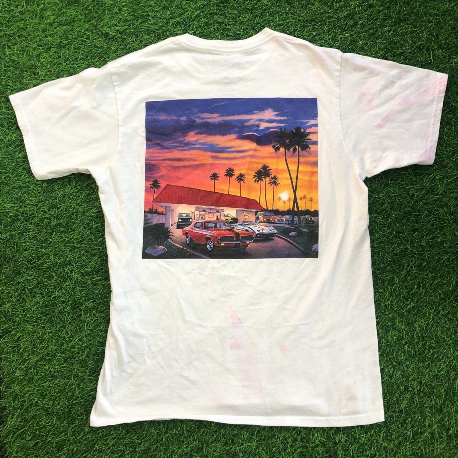 Other Men’s White Texas In-N-Out Burger Graphic Tee Size US M / EU 48-50 / 2 - 2 Thumbnail