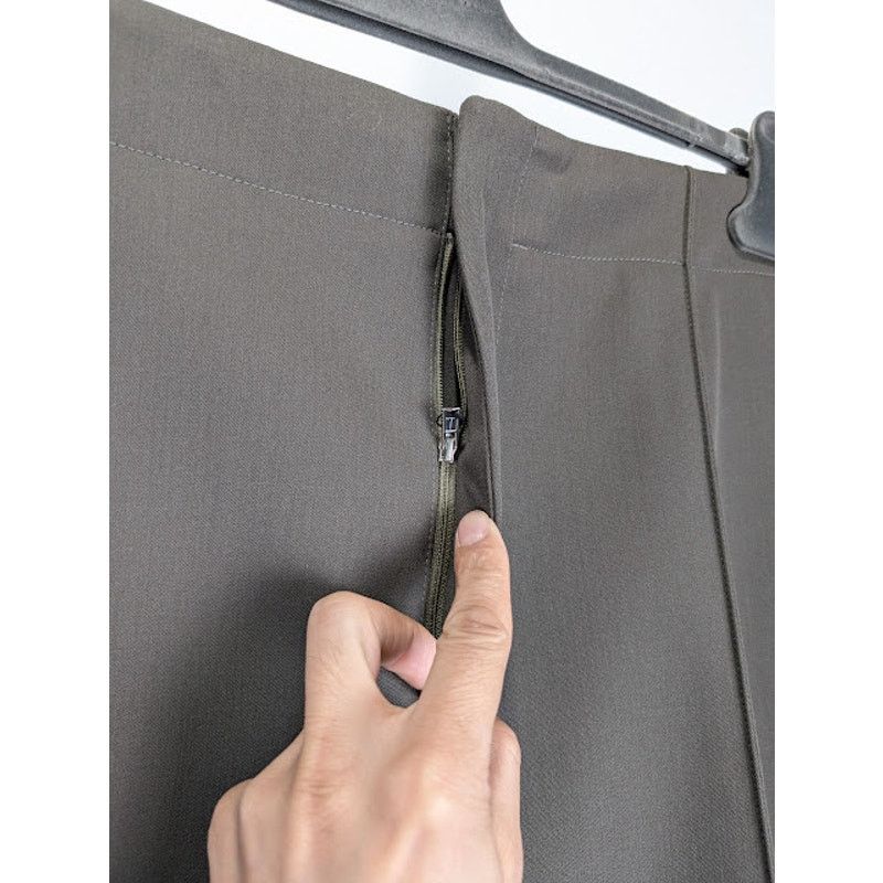 Bottega Veneta o1rshd1 Compact Wool Trousers in Olive Size US 36 / EU 52 - 7 Thumbnail
