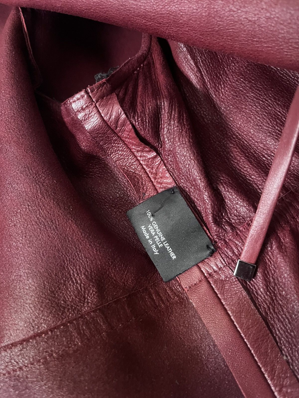 Gucci Gucci by Tom Ford leather jacket Laser cut edging 3/4 sleeve Size L / US 10 / IT 46 - 16 Thumbnail