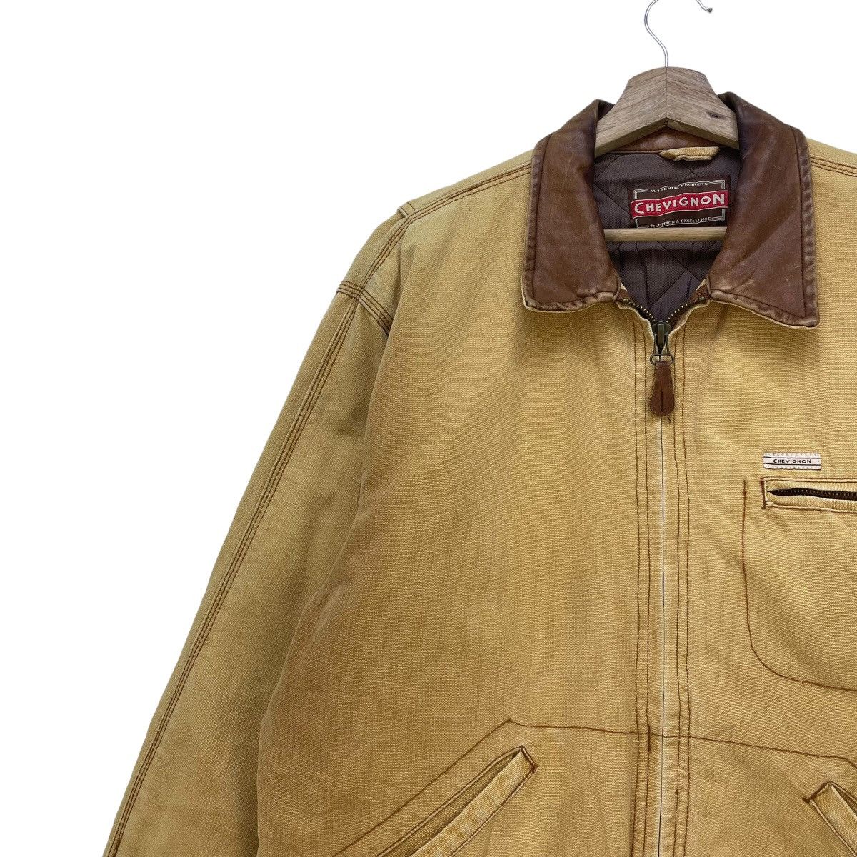 Carhartt 🔥Vintage Chevignon Detroit Duck Canvas Jacket Size US M / EU 48-50 / 2 - 4 Thumbnail