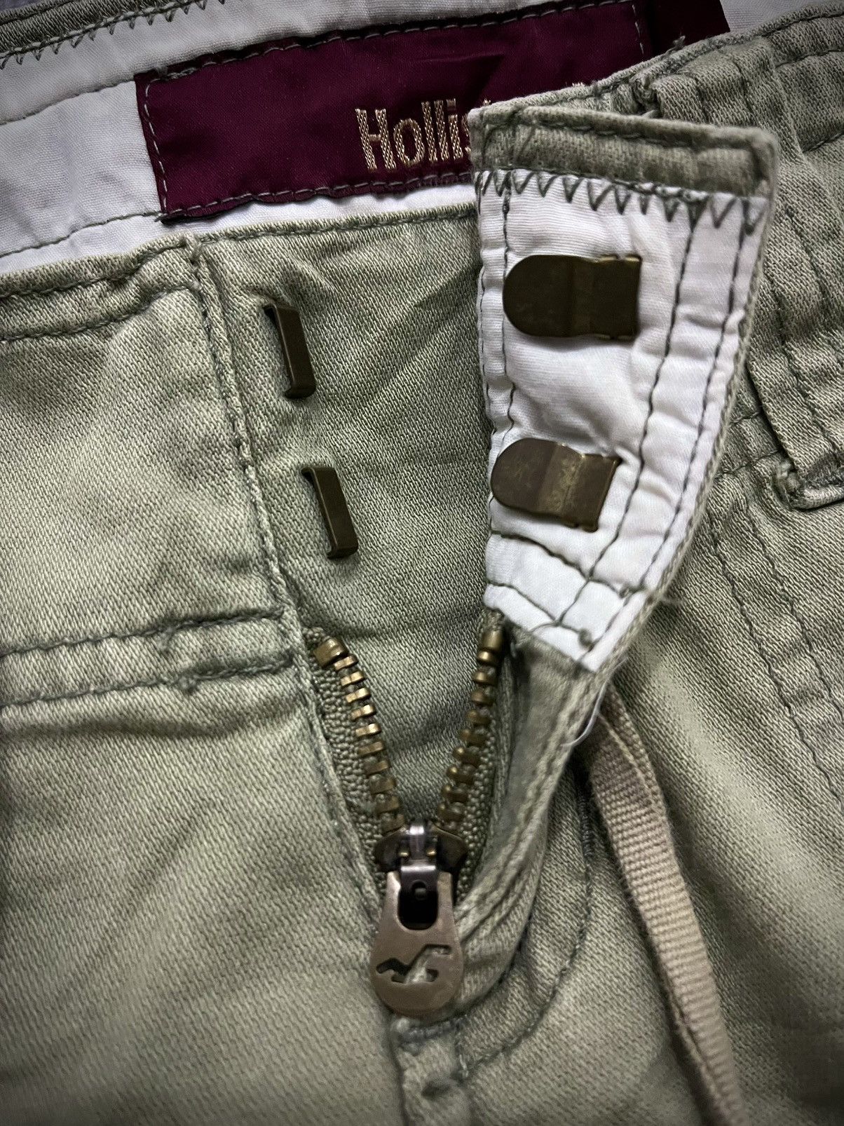Hollister 2000s Hollister Flare Cargo Pants Goa LGB Ifsixwasnine Style Size US 30 / EU 46 - 11 Thumbnail