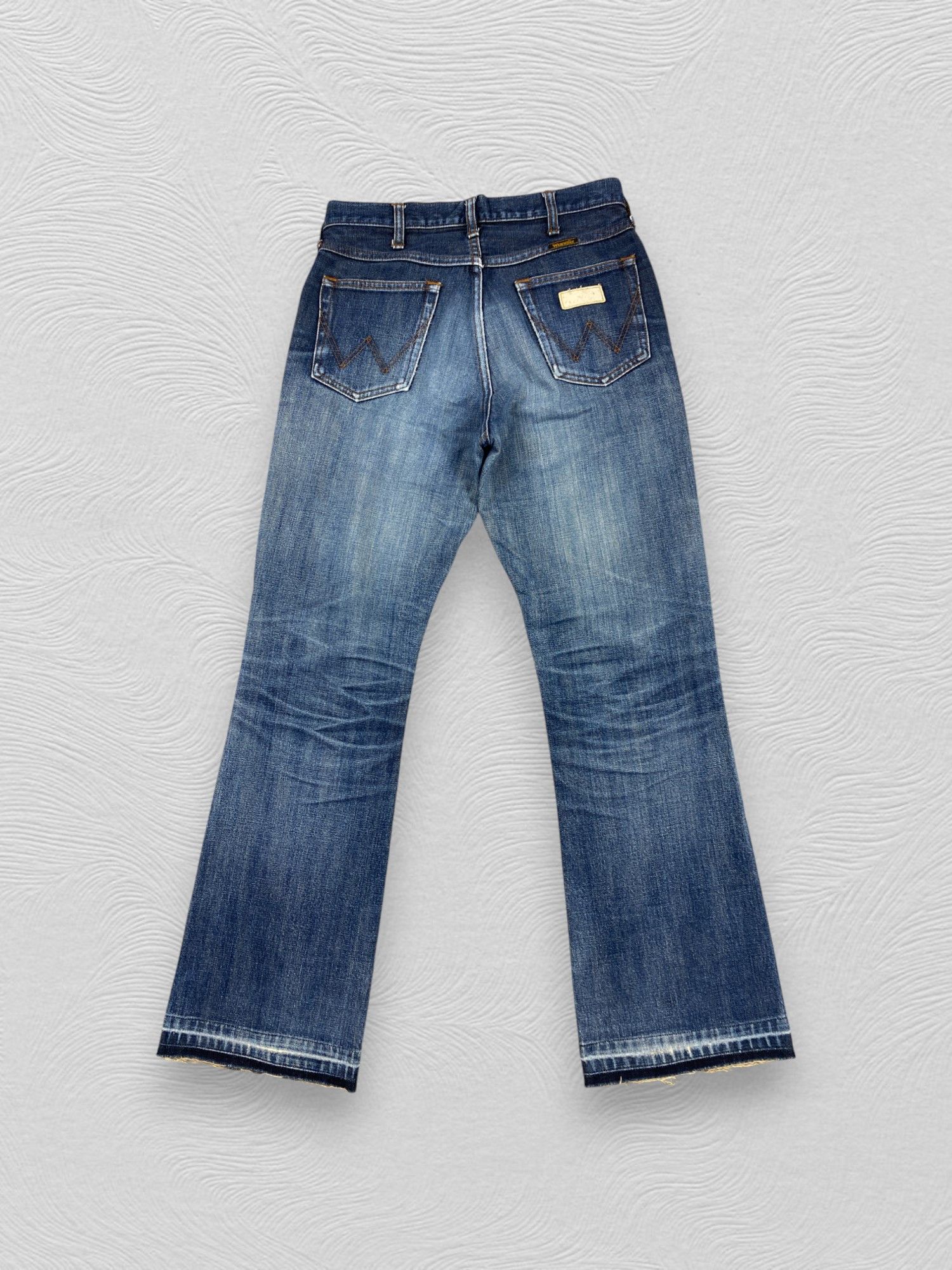 If Six Was Nine Vintage Wrangler Flare Boot Cut Jeans 29x29 Denim- JN3690 Size US 29 - 2 Thumbnail