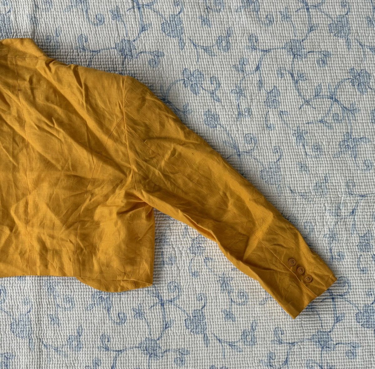 Kenzo Kenzo Cropped Embroidered Floral Buttonless Jacket Size US M / EU 48-50 / 2 - 9 Thumbnail