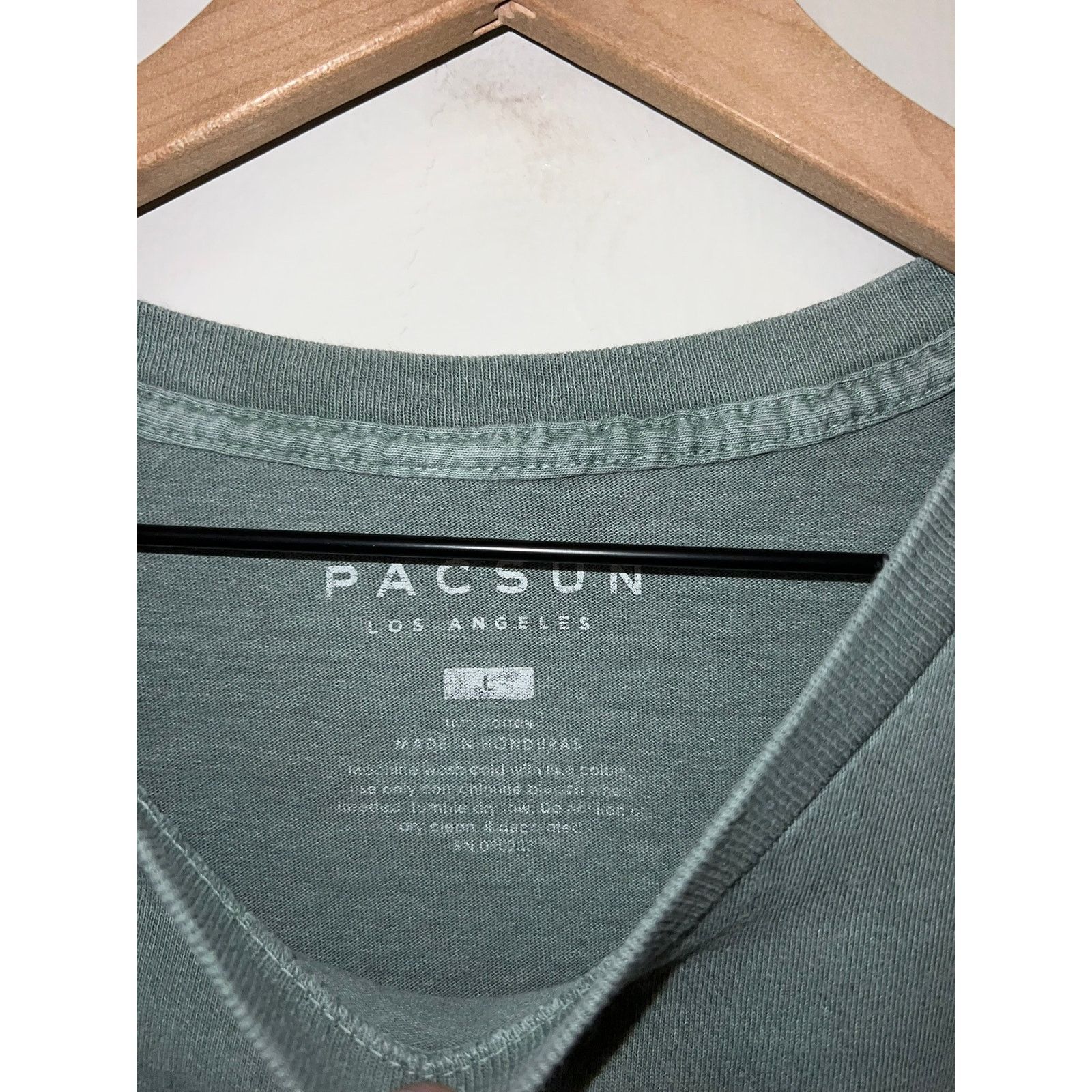 Pacsun Retro Broken Hearts Club Life Is Pain Skull Green Shirt L Size US L / EU 52-54 / 3 - 5 Thumbnail