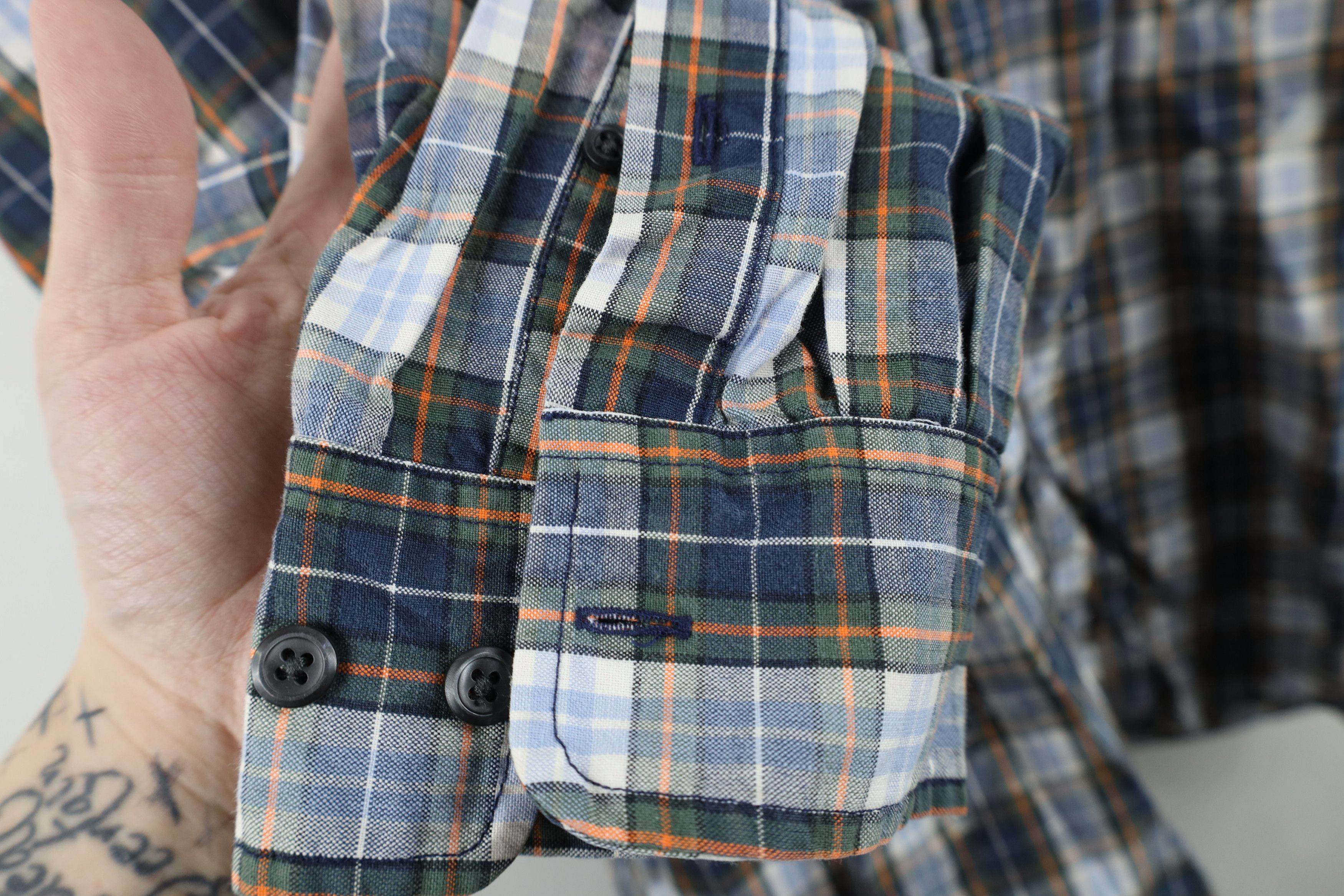 Gap Vintage 90s Gap Heavy Baggy Collared Button Down Shirt Plaid Size US XL / EU 56 / 4 - 8 Thumbnail