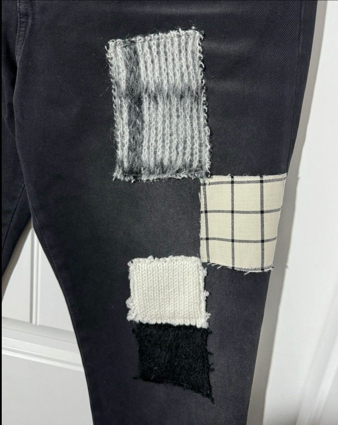 Marni 🔥 Marni Black Patchwork denim jeans sz36 ! Size US 36 / EU 52 - 5 Thumbnail