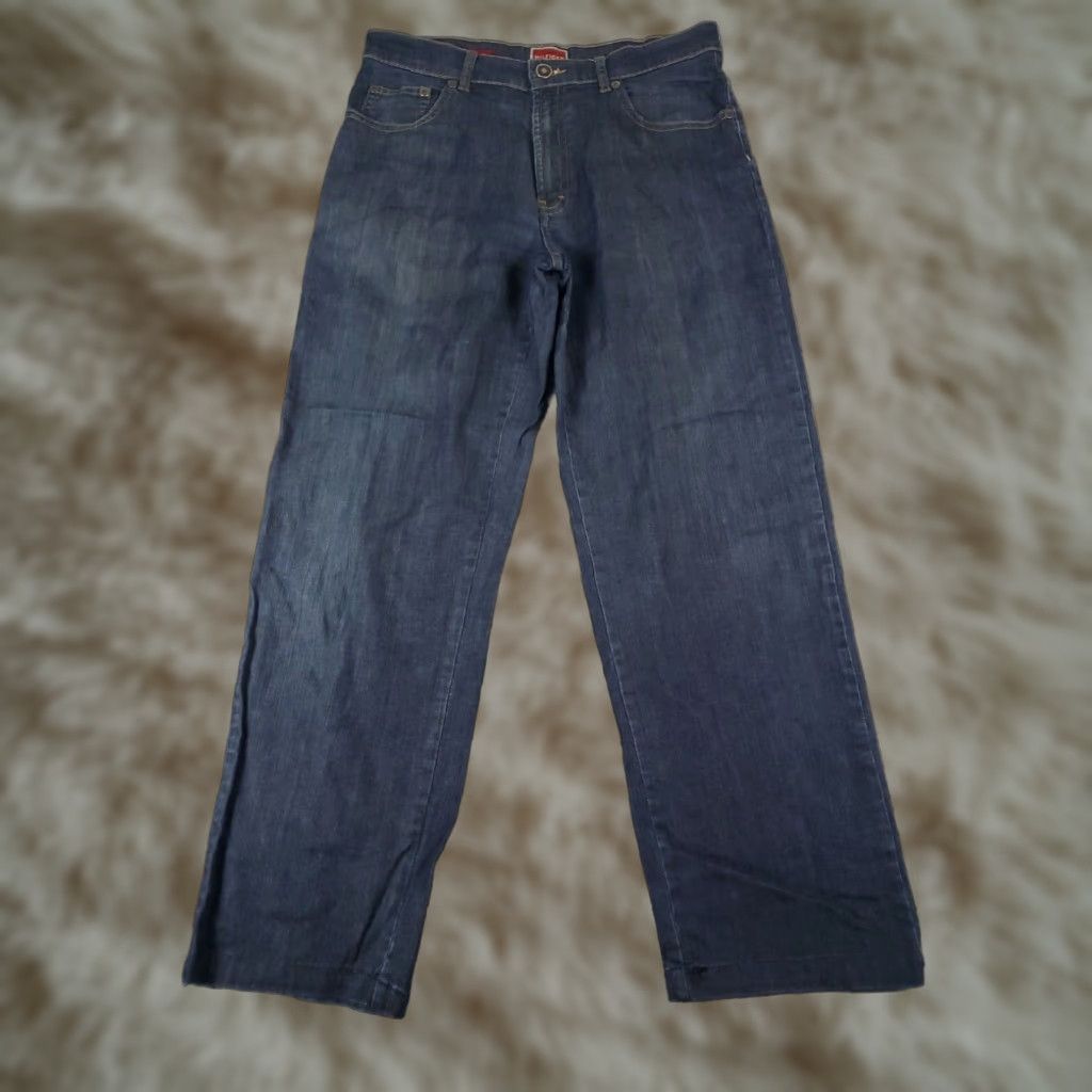 Tommy Hilfiger Tommy Hilfiger Mens Blue Relaxed Straight Leg Jeans Pants 33x31 Size US 33 - 1 Thumbnail