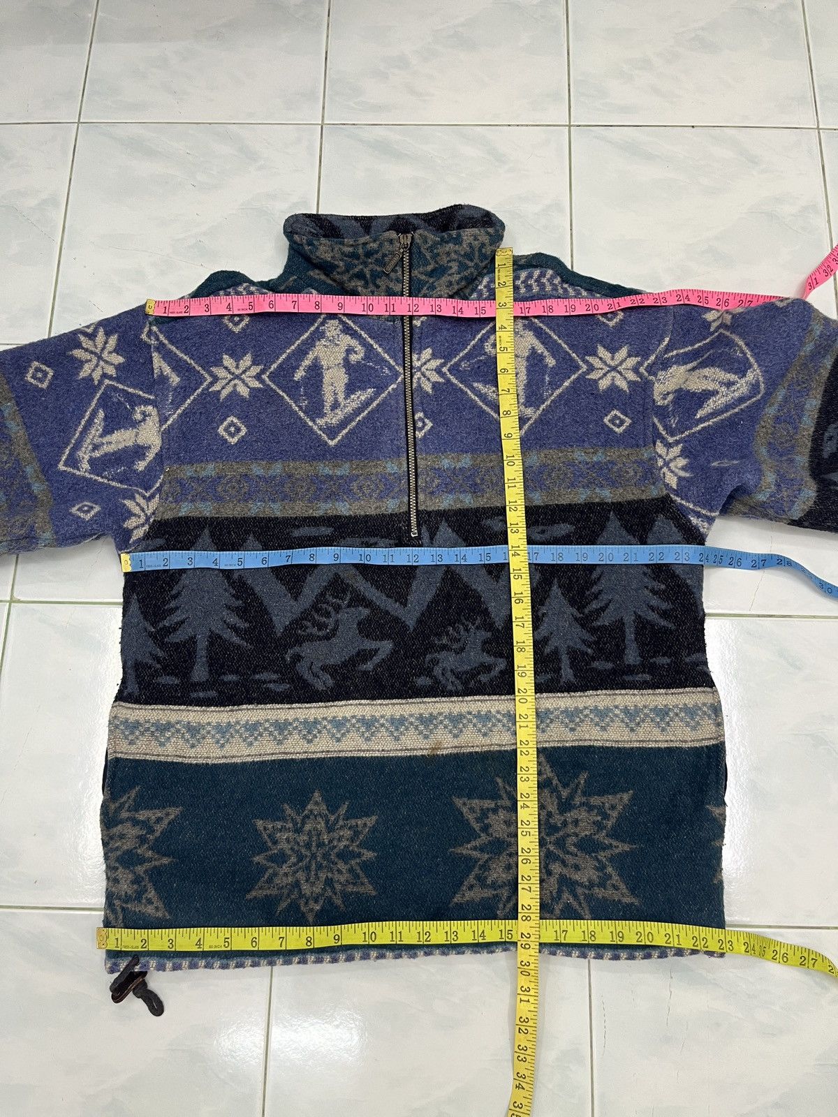 L.L. Bean 🔥🔥🔥STEALS VTG LL BEAN NATIVE PULLOVER HALF ZIPPER SWEATSHIRT Size US M / EU 48-50 / 2 - 15 Thumbnail