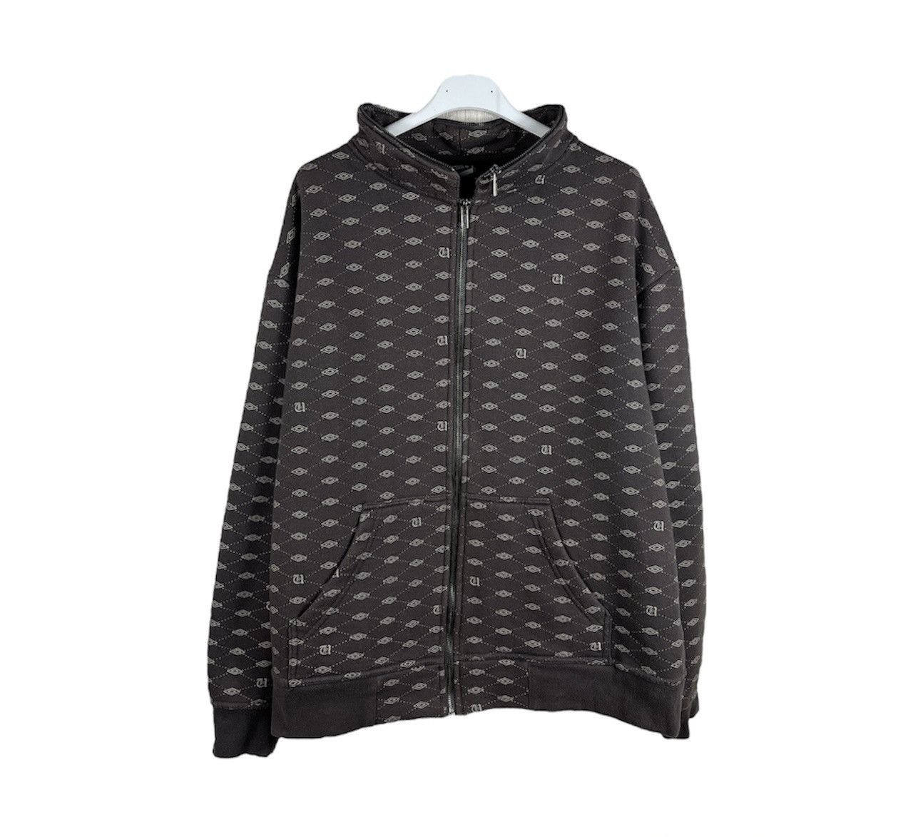 Umbro × Vintage Vintage Umbro y2k monogram logo hoodie sweatshirt zip hood Size US M / EU 48-50 / 2 - 2 Thumbnail