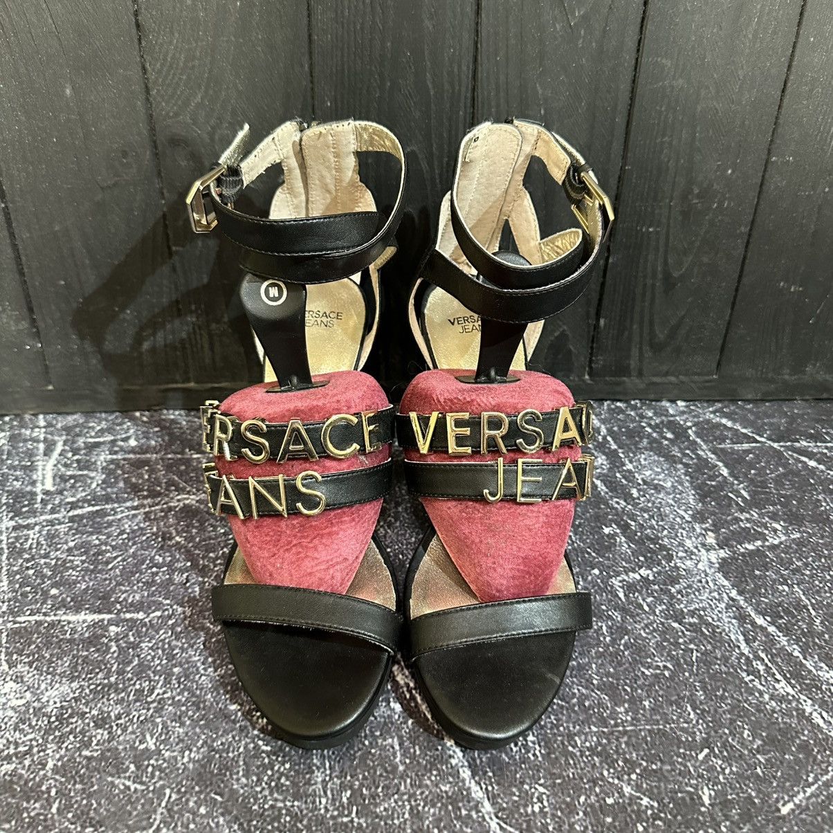 Versace Jeans Couture Versace Jeans Couture Leather Women’s Heels 37 Size Size US 7 / IT 37 - 4 Thumbnail