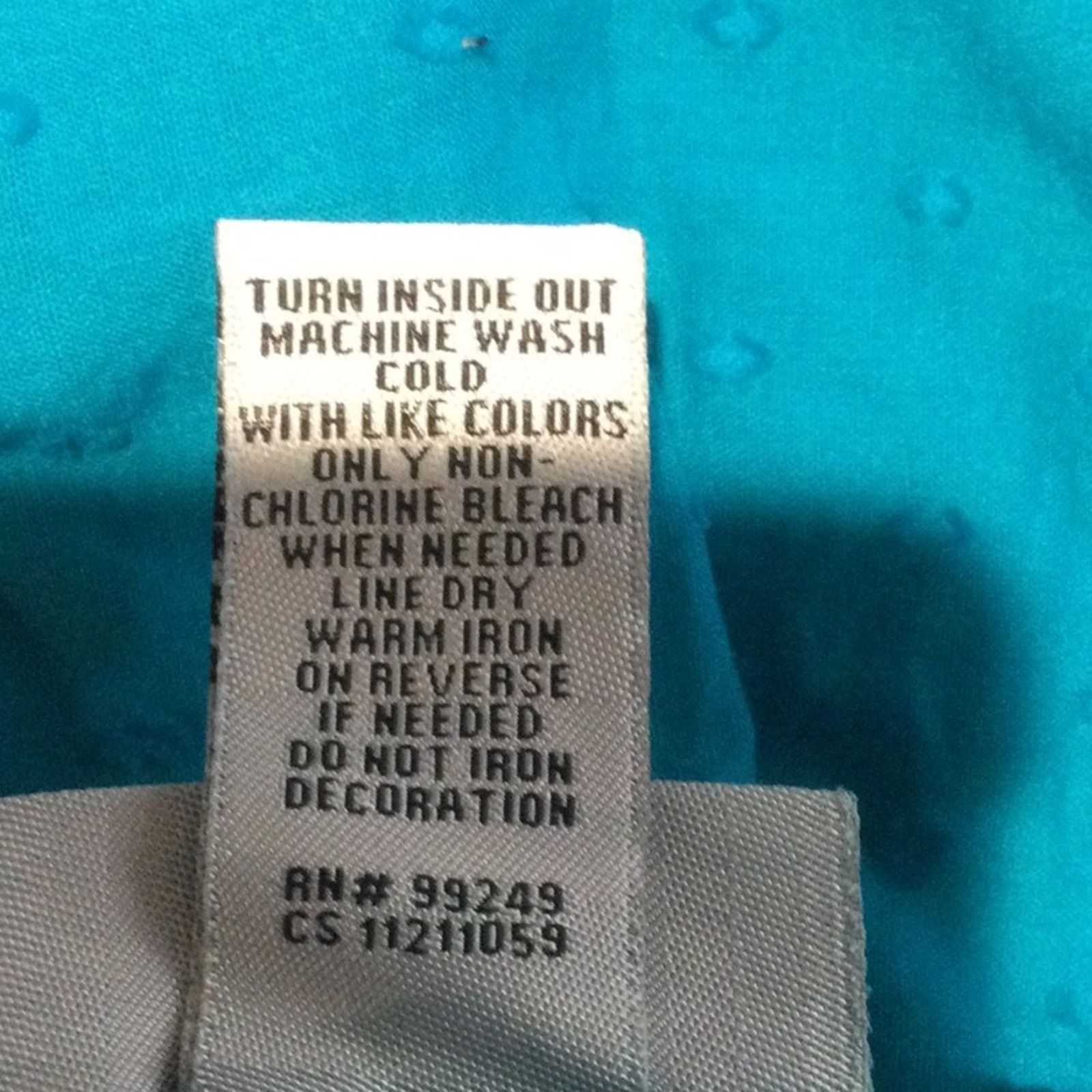 Other Catherines Turquoise Pleated Tunic Top SZ 4X 30/32W Size 4XL / US 24-26 - 12 Thumbnail