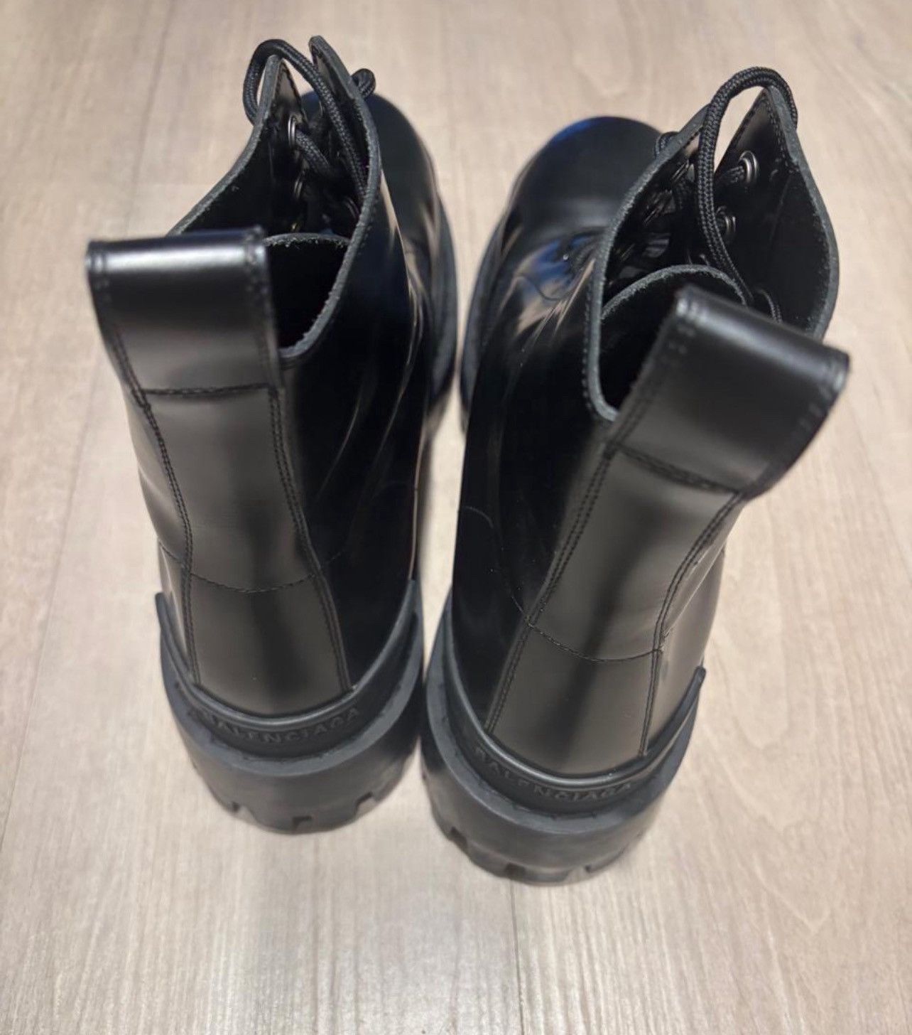 Balenciaga Leather Strike Boots Size US 12 / EU 45 - 3 Thumbnail