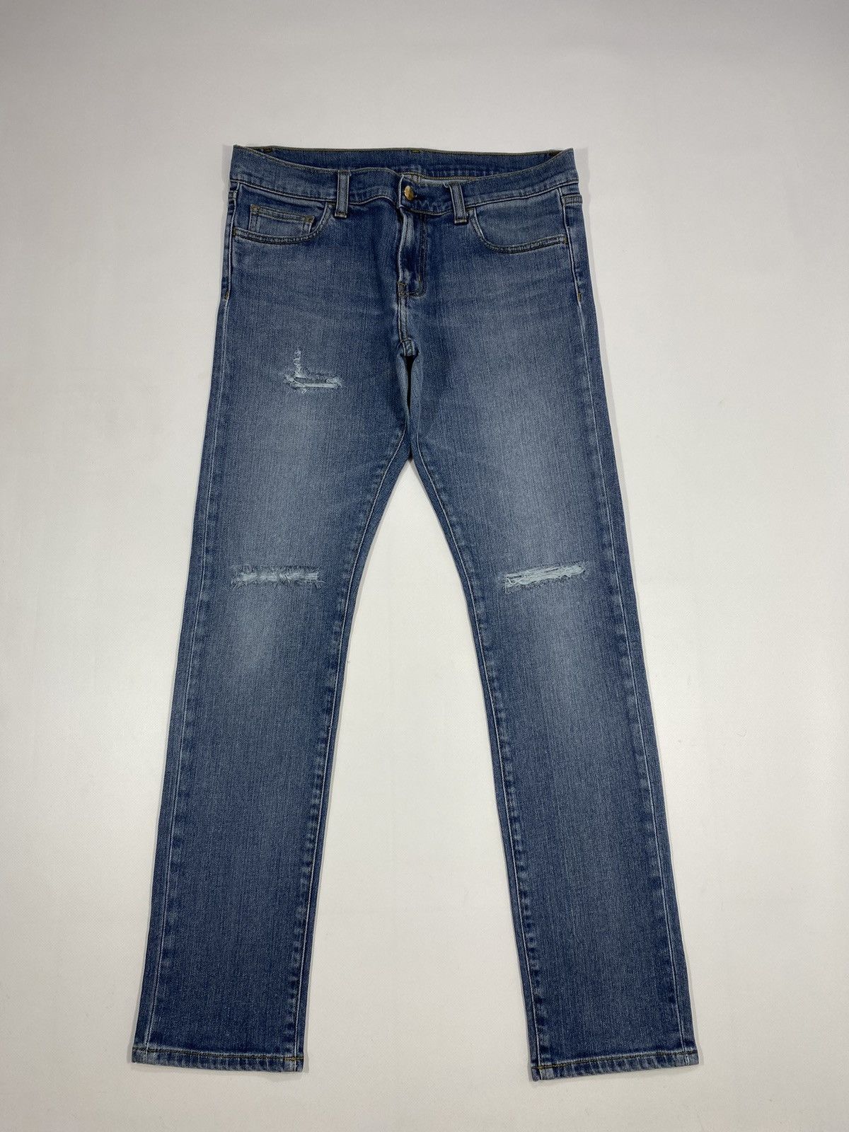 Carhartt 🔥LASTDROP🔥 Carhartt Rebel Distressed Denim Jeans Slim Pants Size US 31 - 22 Thumbnail