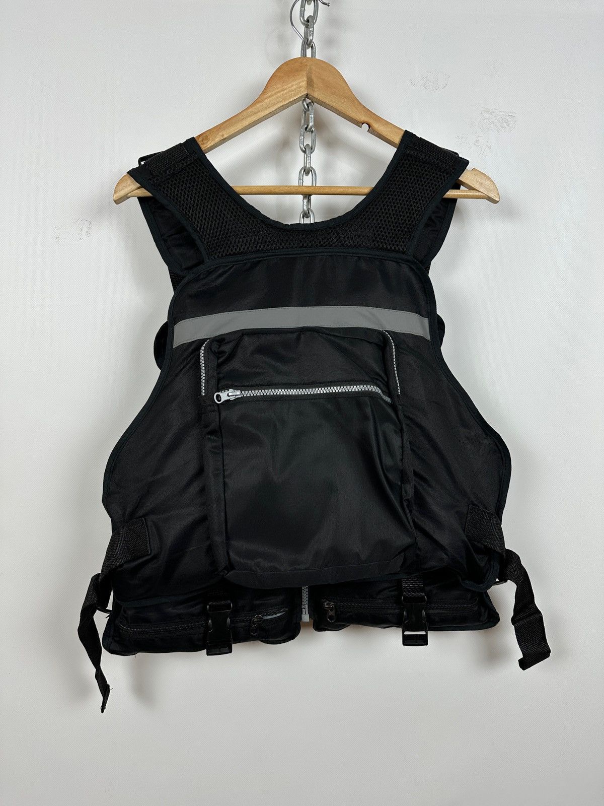 Japanese Brand Multipocket Cargo Utility Vest Y2K Size US XL / EU 56 / 4 - 6 Thumbnail