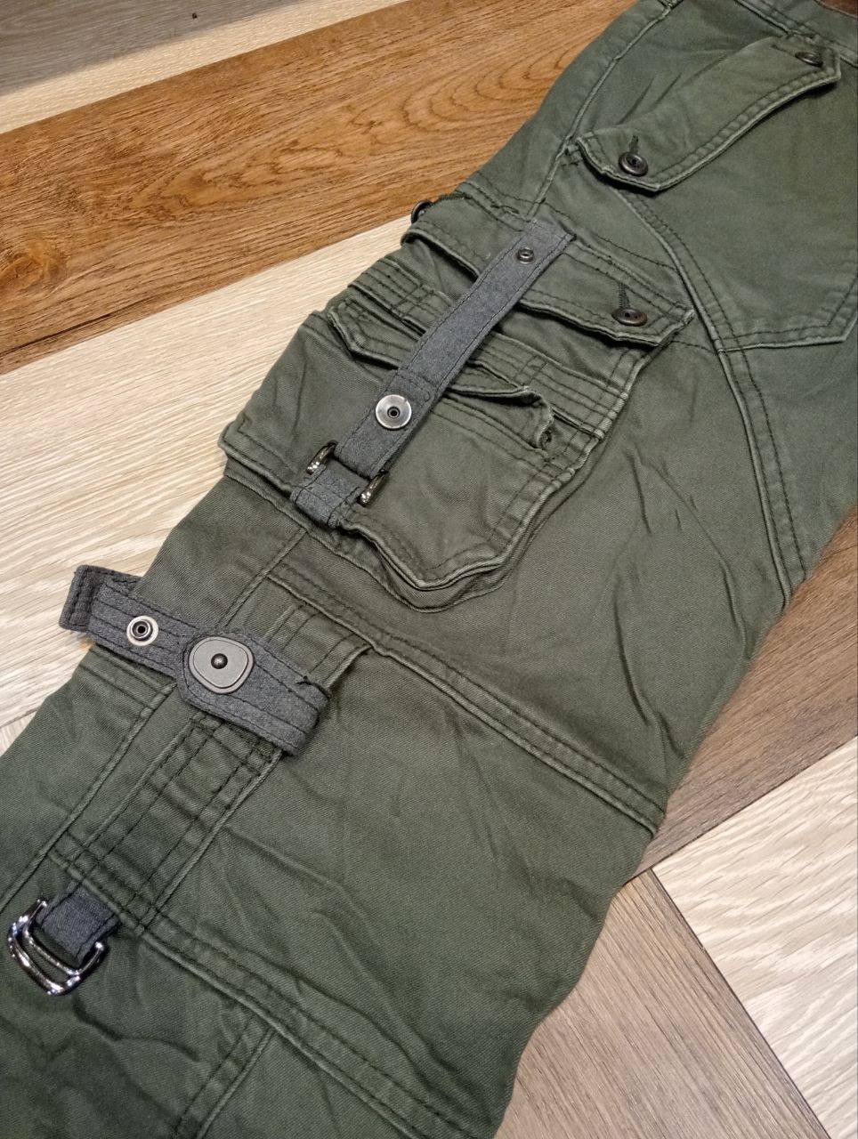 HIDEAWAYS HIDEAWAYS NICOLE JAPAN MULTIPOCKET BANDAGE FLARED PANTS Size US 35 - 6 Thumbnail