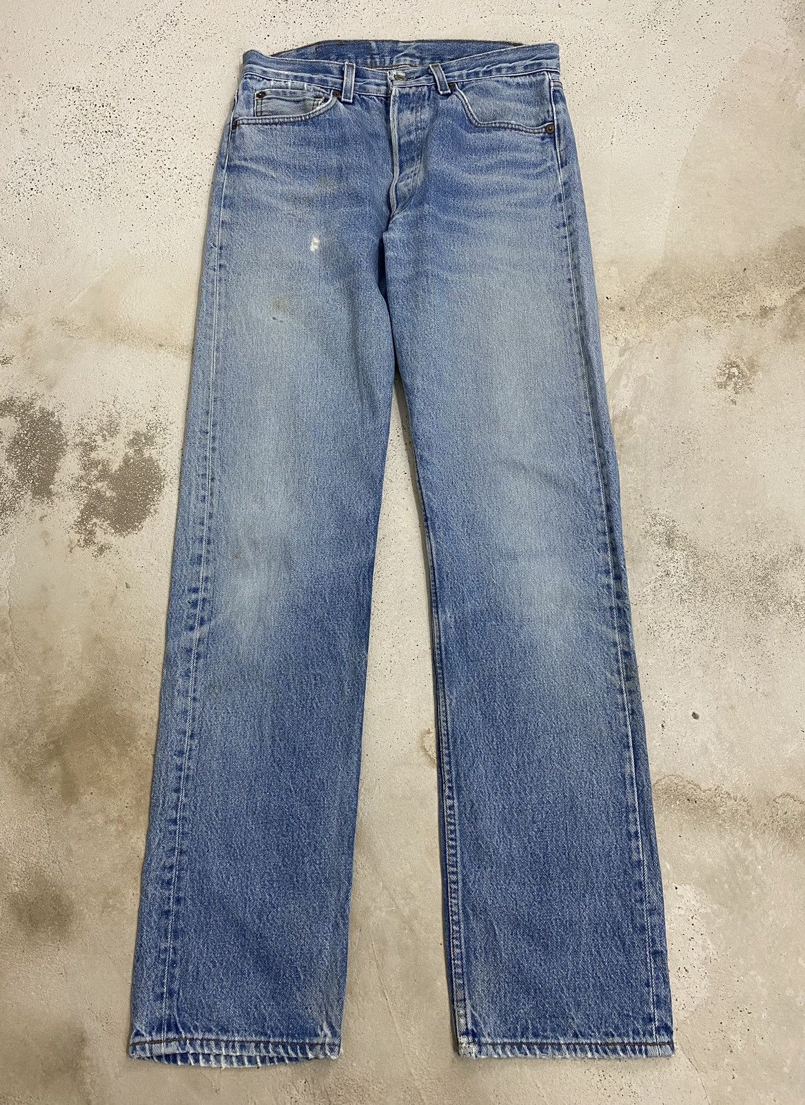 Japanese Brand × Levi's × Vintage Vintage 80s Levis 501 Denim Button Fly 546 Light Blue Size US 30 / EU 46 - 1 Thumbnail