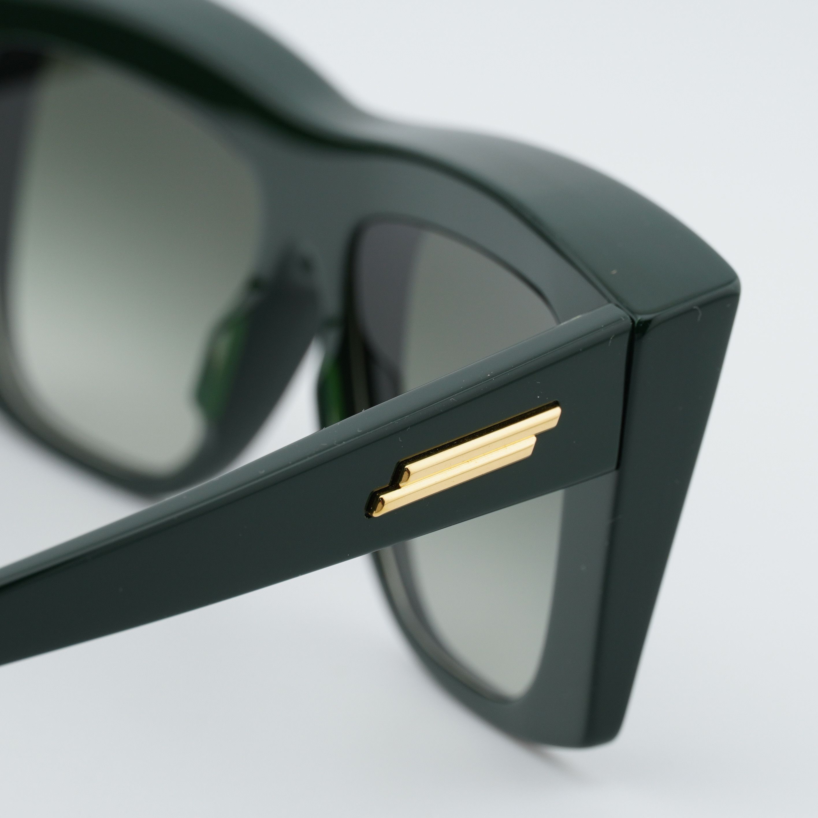 Bottega Veneta Bottega Veneta BV1270S 004 Women Sunglasses Green Geometric Size ONE SIZE - 9 Thumbnail