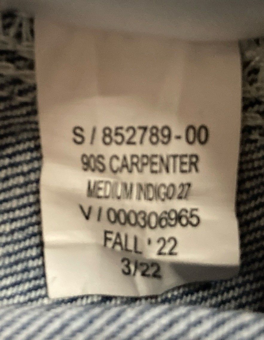 Gap Y2K Gap 90s Loose Carpenter Denim Jeans Mens Size 29 8R Size US 29 - 13 Thumbnail