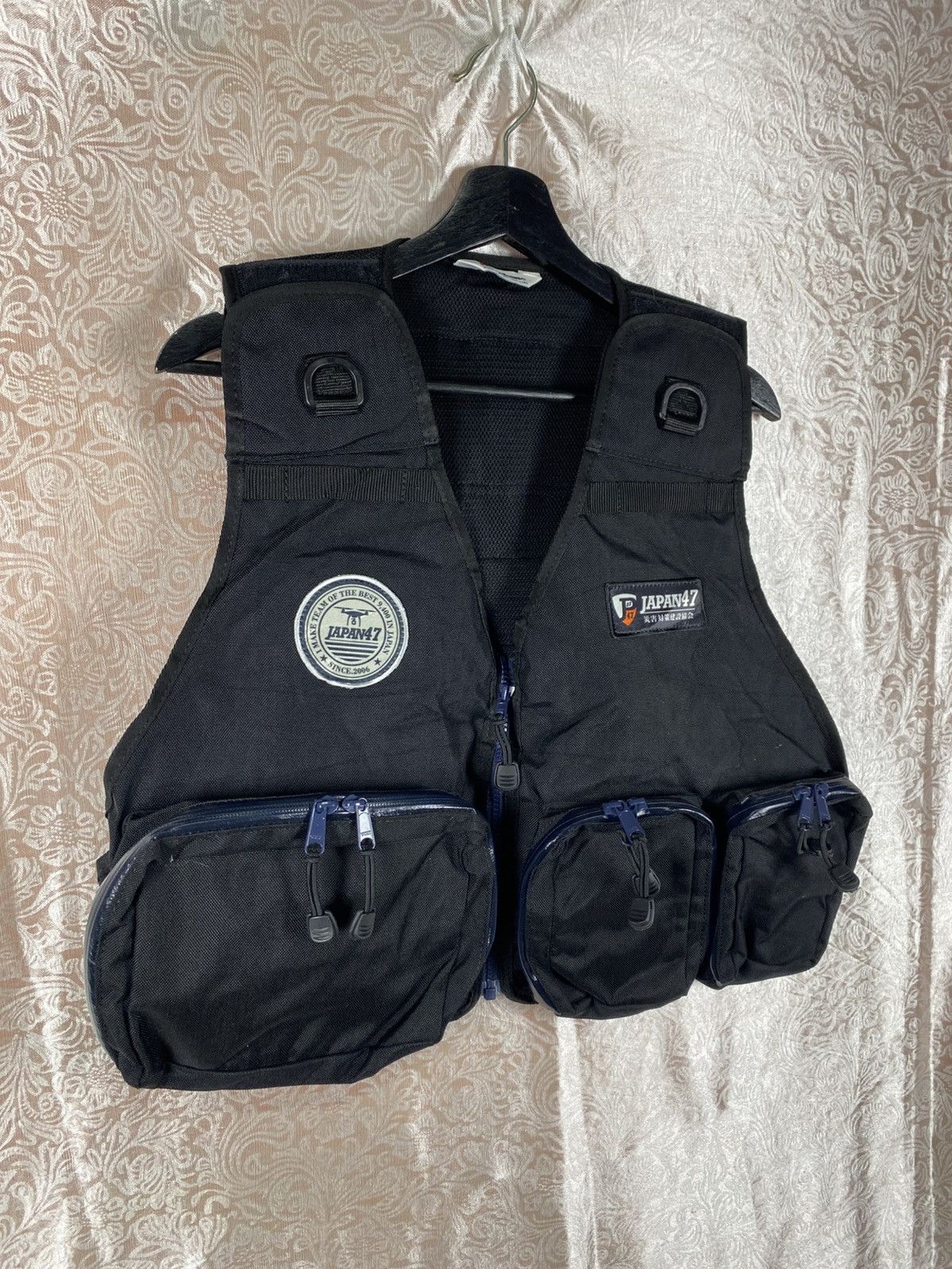 Japanese Brand Vintage Japan47 Tactical Utility Vest Nakane Multi Pocket Size US M / EU 48-50 / 2 - 5 Thumbnail