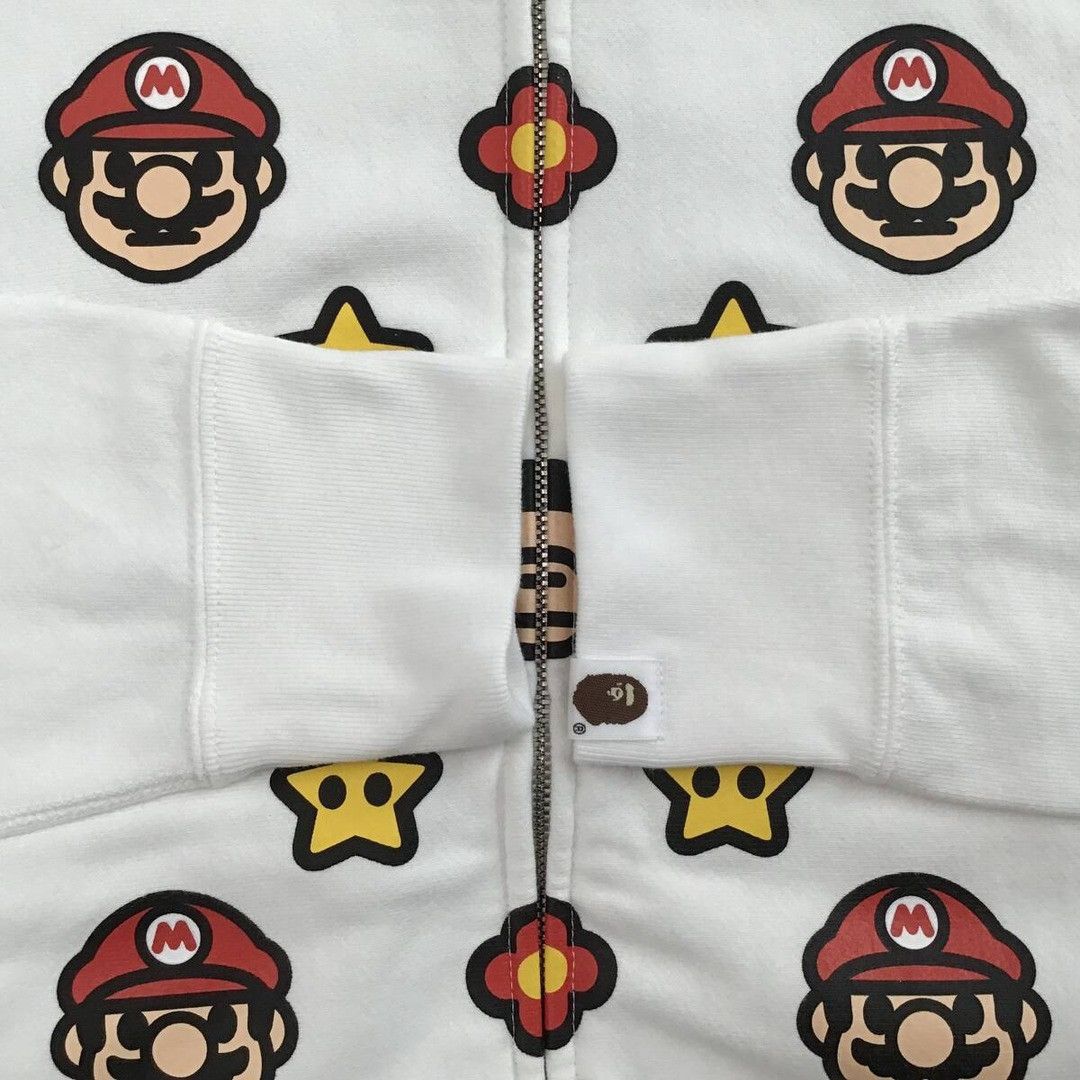 Bape BAPE × Nintendo Mario & Milo Monogram Full Zip Hoodie NIGO Size US M / EU 48-50 / 2 - 7 Thumbnail