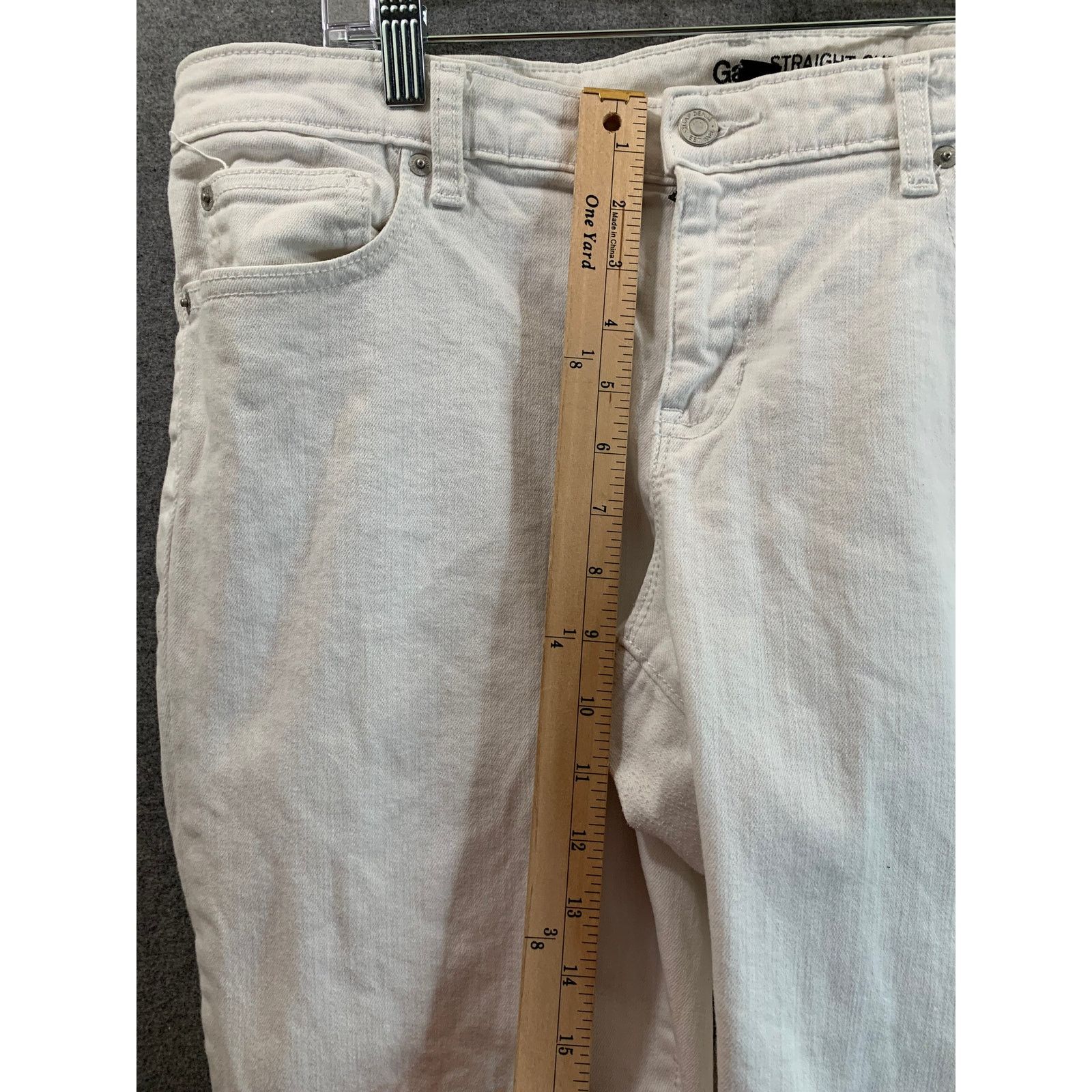 Gap GAP Women's Pants Size 14 White Color Size 36" / US 14 / IT 50 - 5 Thumbnail