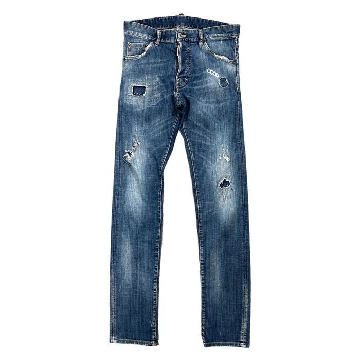 Dsquared2 Dsquared2 Slim Straight Cool Guy Jean Blue Denim Size 44