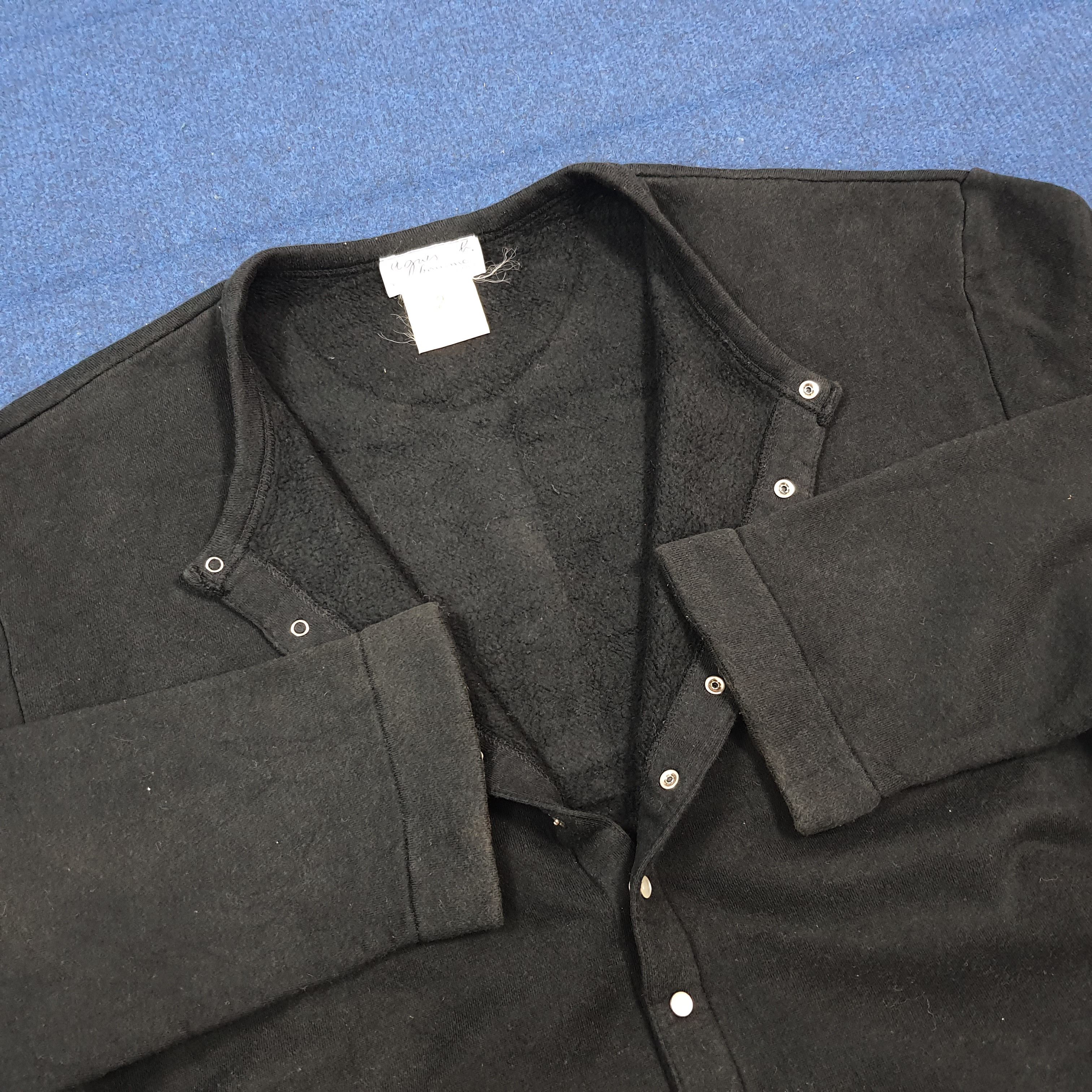 agnes b. Vintage Agnes B Homme Paris Snap Button Cardigan C300N21 Size US M / EU 48-50 / 2 - 5 Thumbnail
