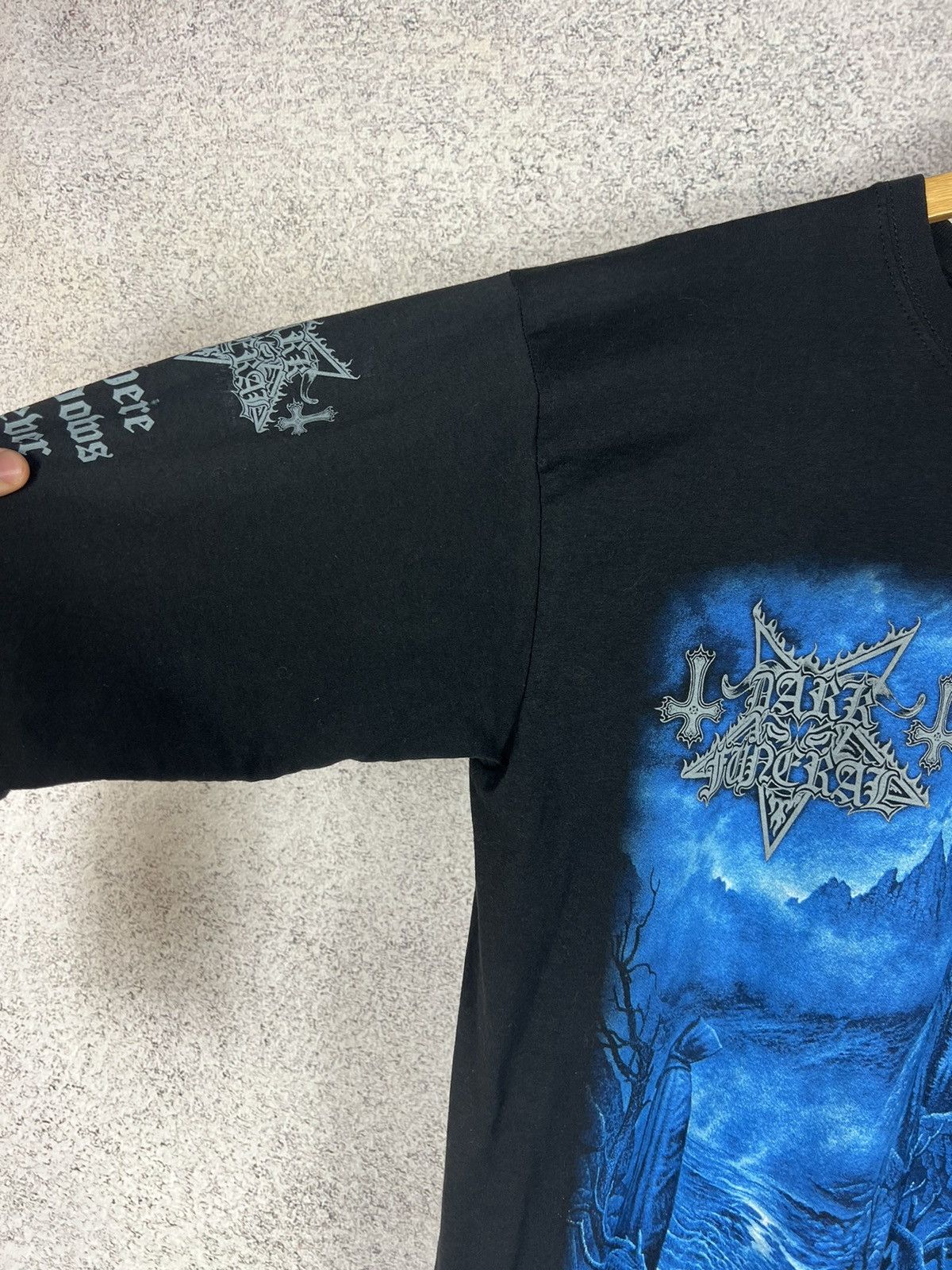 Band Tees Vintage Dark Funeral Where Shadows Forever Reign Longsleeve Size US M / EU 48-50 / 2 - 6 Thumbnail