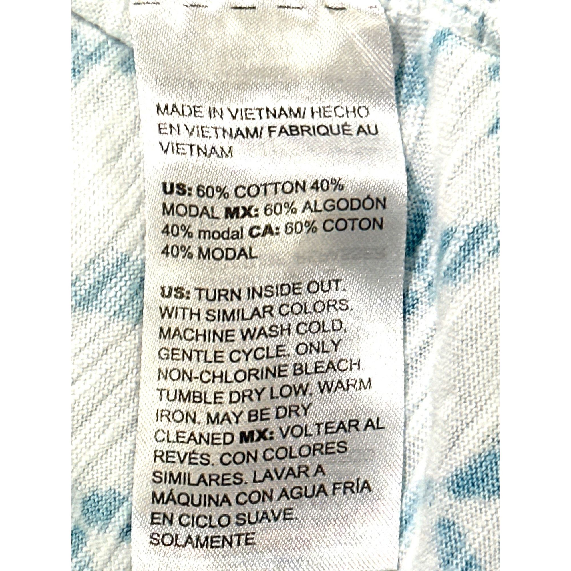 Chicos Chicos Button Back Slub Tee Blouse Soft Cotton Blend Scoop Size M / US 6-8 / IT 42-44 - 5 Thumbnail