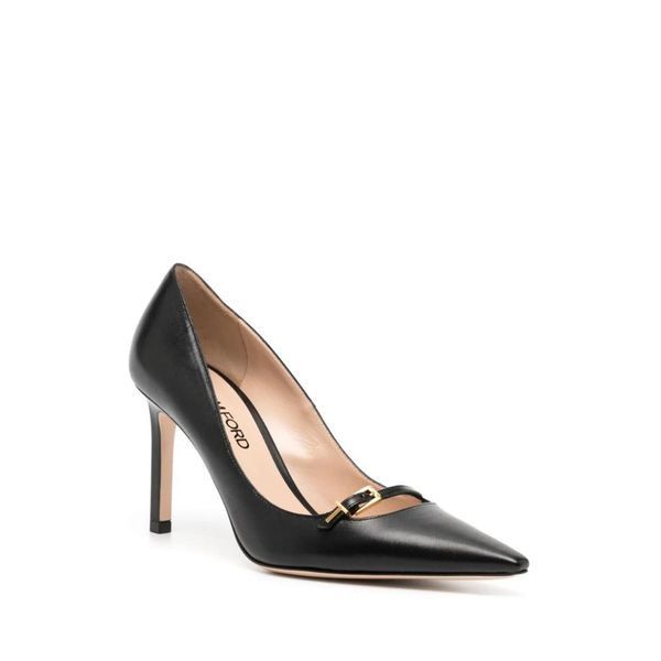 Tom Ford o1w1db11224 W3391 Leather Buckle Pumps in Black Size US 9 / IT 39 - 2 Thumbnail