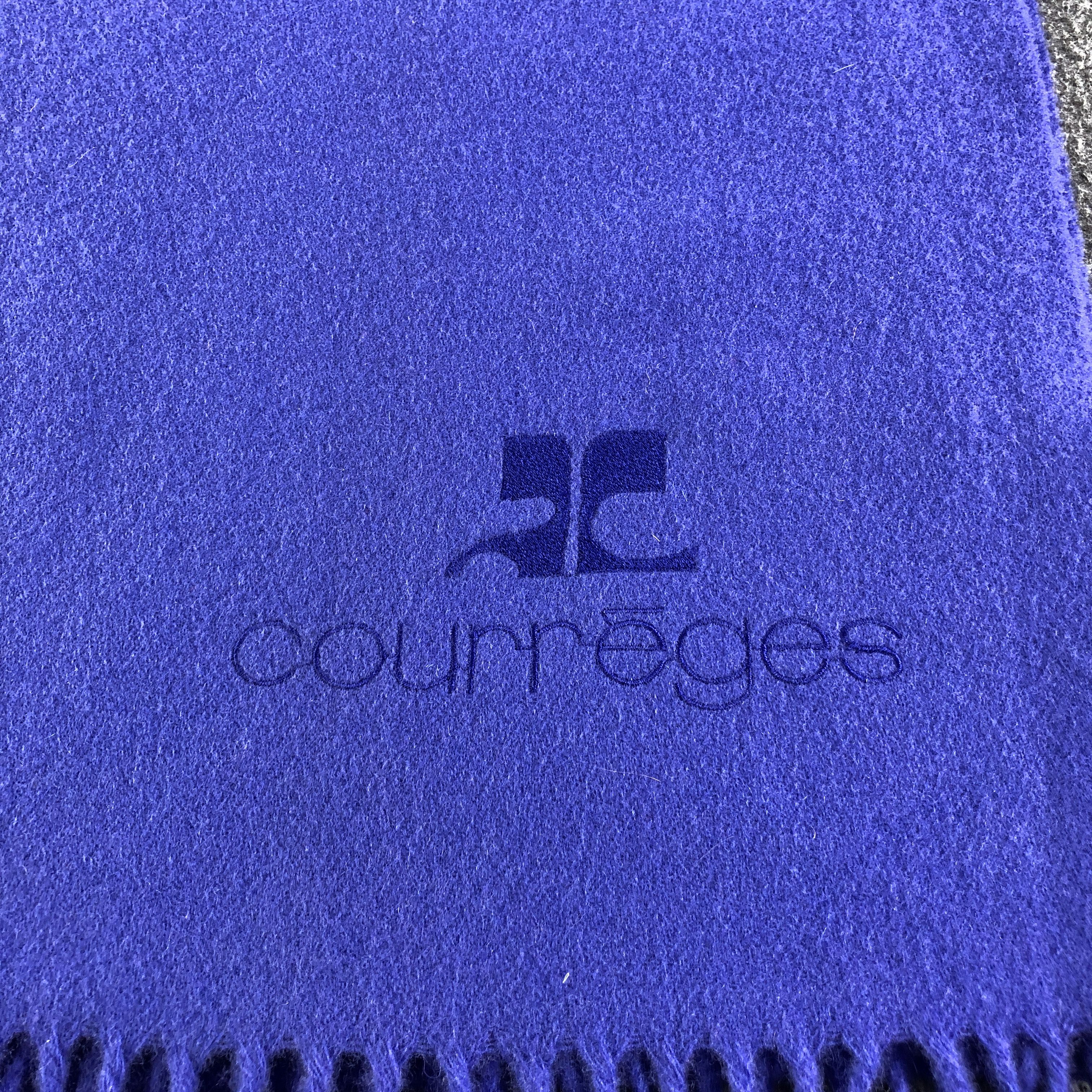 Courreges Wool Scarf Muffler Neckwear V2719