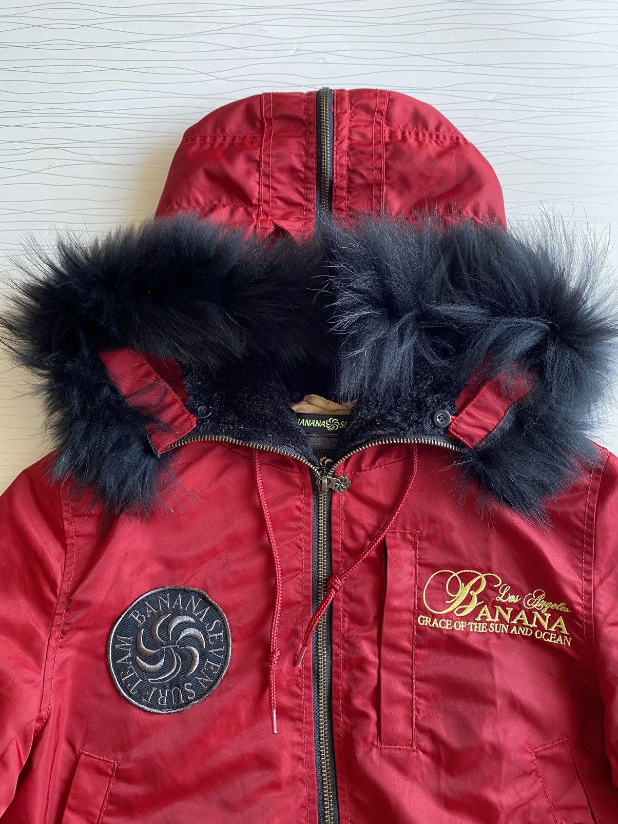 If Six Was Nine × Japanese Brand × Levi's RARE BANANA SEVEN FUR N2B BOMBER JACKET Size US XS / EU 42 / 0 - 6 Thumbnail