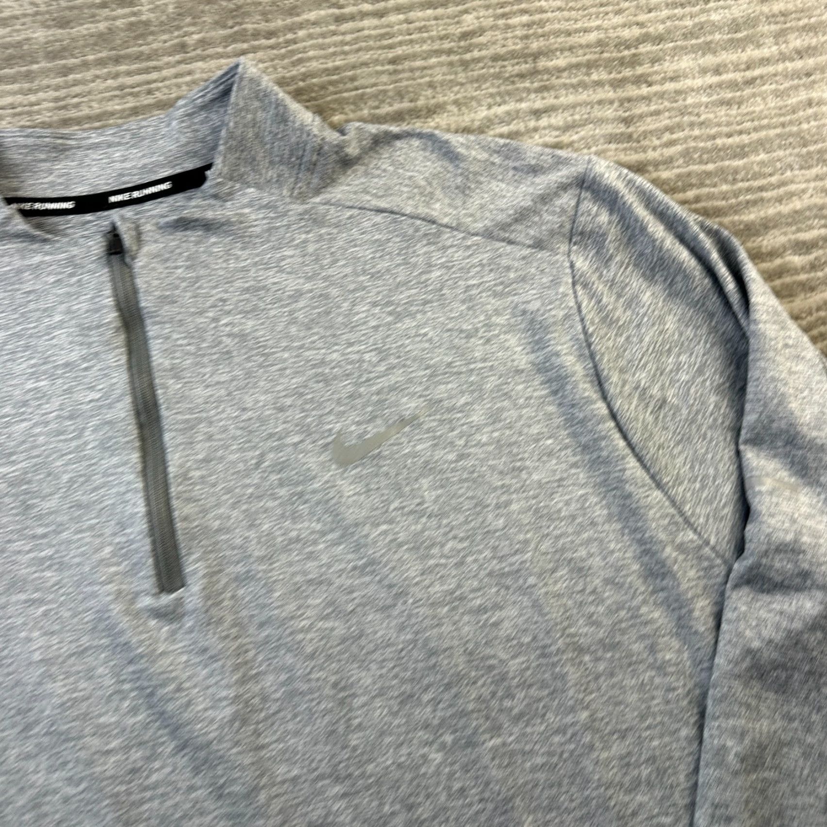 Nike Nike Sweater Mens Gray 2XL XXL Half Zip Dri Fit Element Running Marathon Size US XXL / EU 58 / 5 - 4 Thumbnail