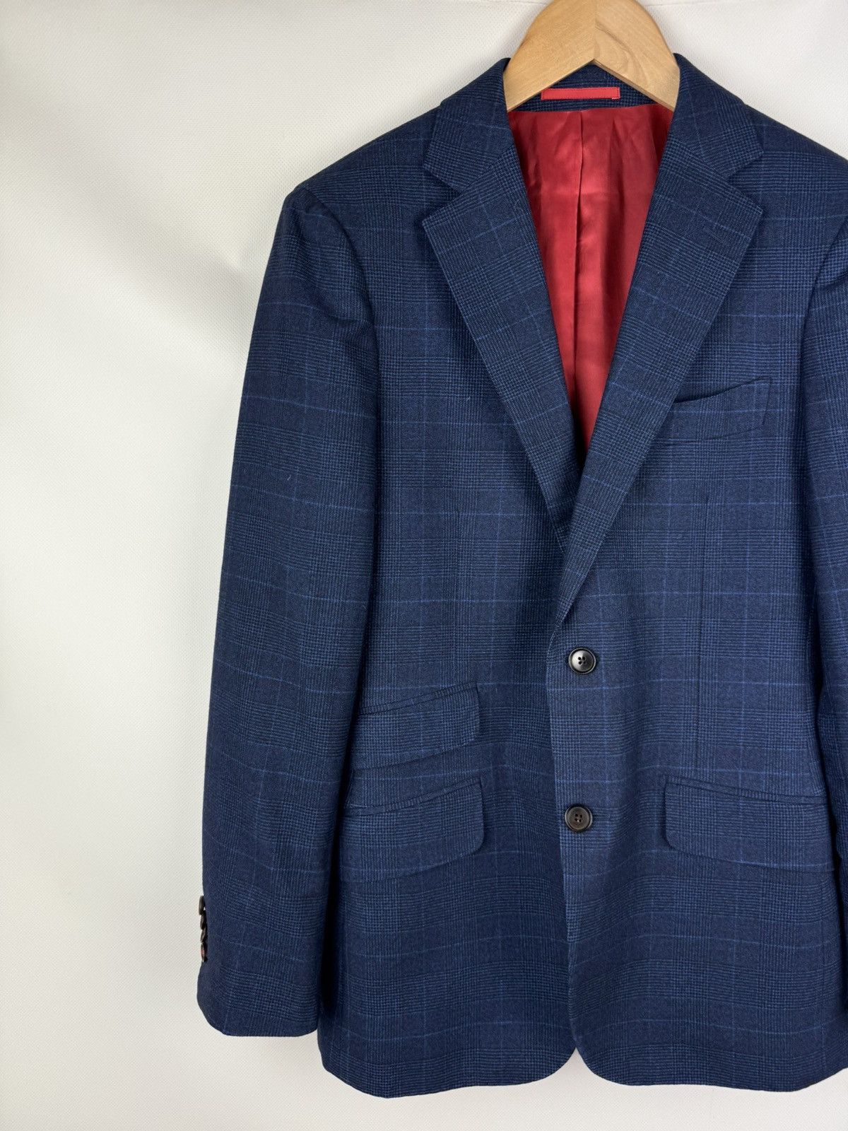 Suitsupply Suitsupply Carlo Barbera Wool Sienna Plaid Blazer Jacket Size 36R - 2 Thumbnail