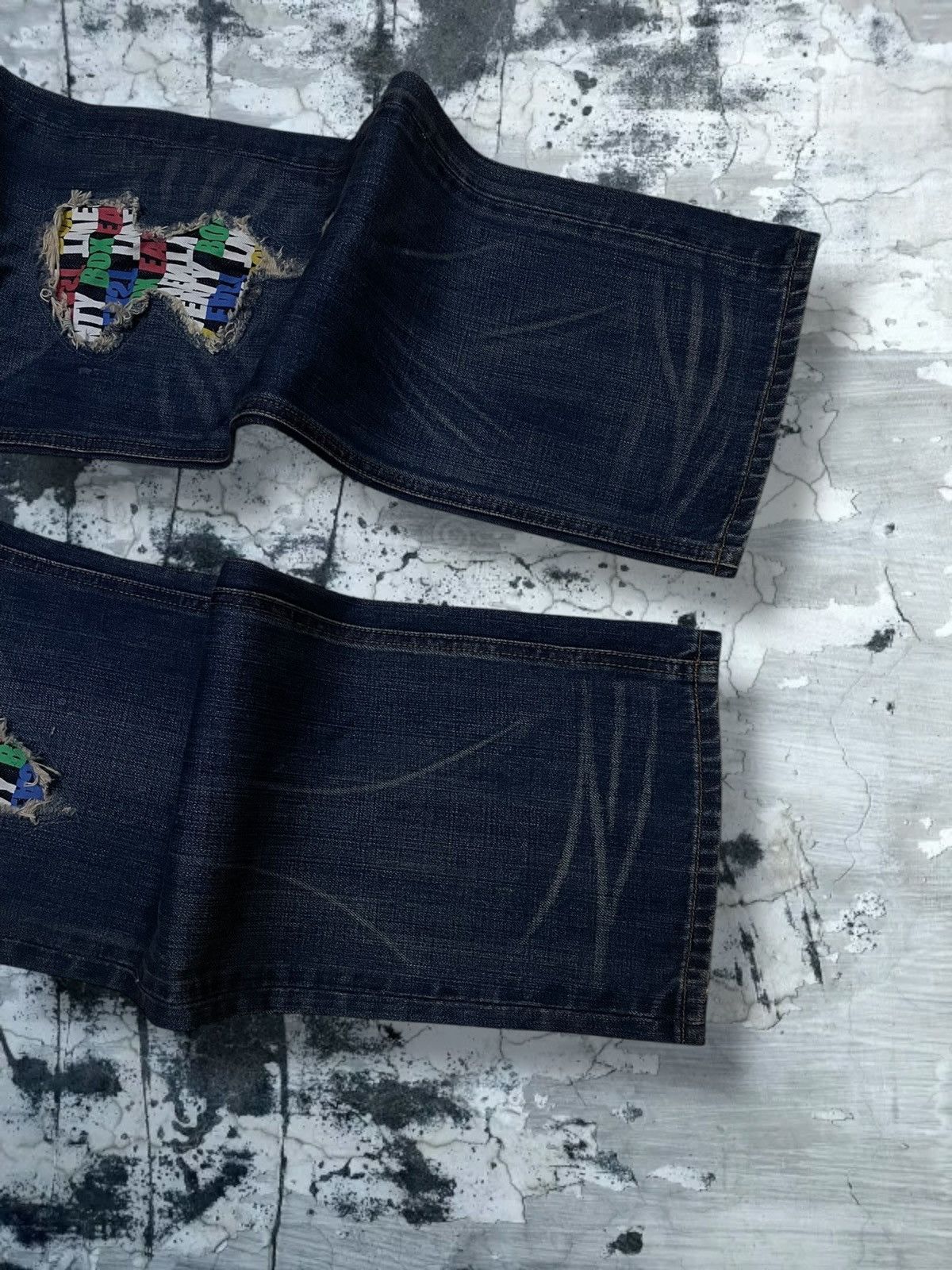 Hysteric Glamour Vintage Japan Designer Identifying Label Patchwork Denim Size US 31 - 5 Thumbnail