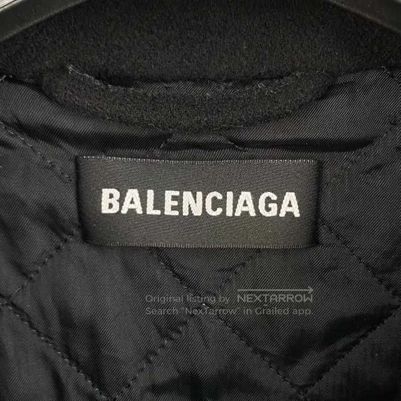 Balenciaga Balenciaga Front lettering fleece zip-up jacket Size US S / EU 44-46 / 1 - 4 Thumbnail