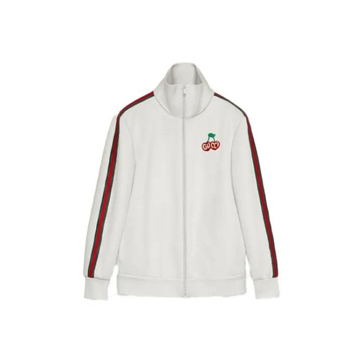 Gucci Women's Knitted Zip Jacket in White