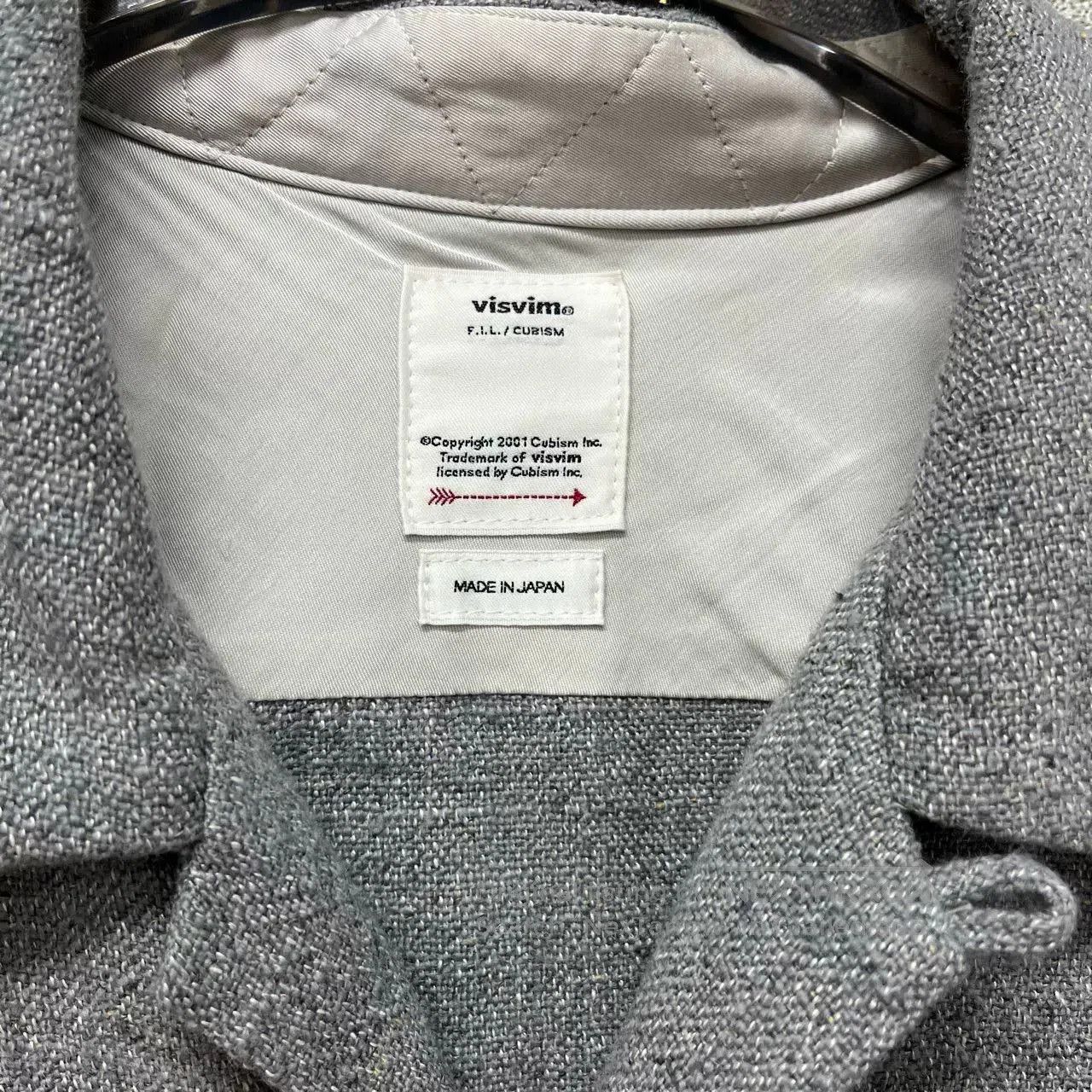Visvim Visvim Gray Cuban Collar Button-Up Shirt. Size US M / EU 48-50 / 2 - 3 Thumbnail