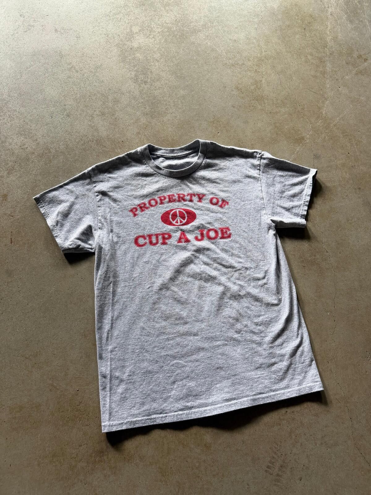 Vintage VTG Property Of Cup A Joe Tee Sz M Size US M / EU 48-50 / 2 - 2 Thumbnail