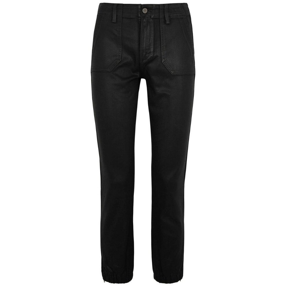 Paige Paige Black Waxed Pants | Size 27 Size 27" / US 4 / IT 40 - 12 Thumbnail