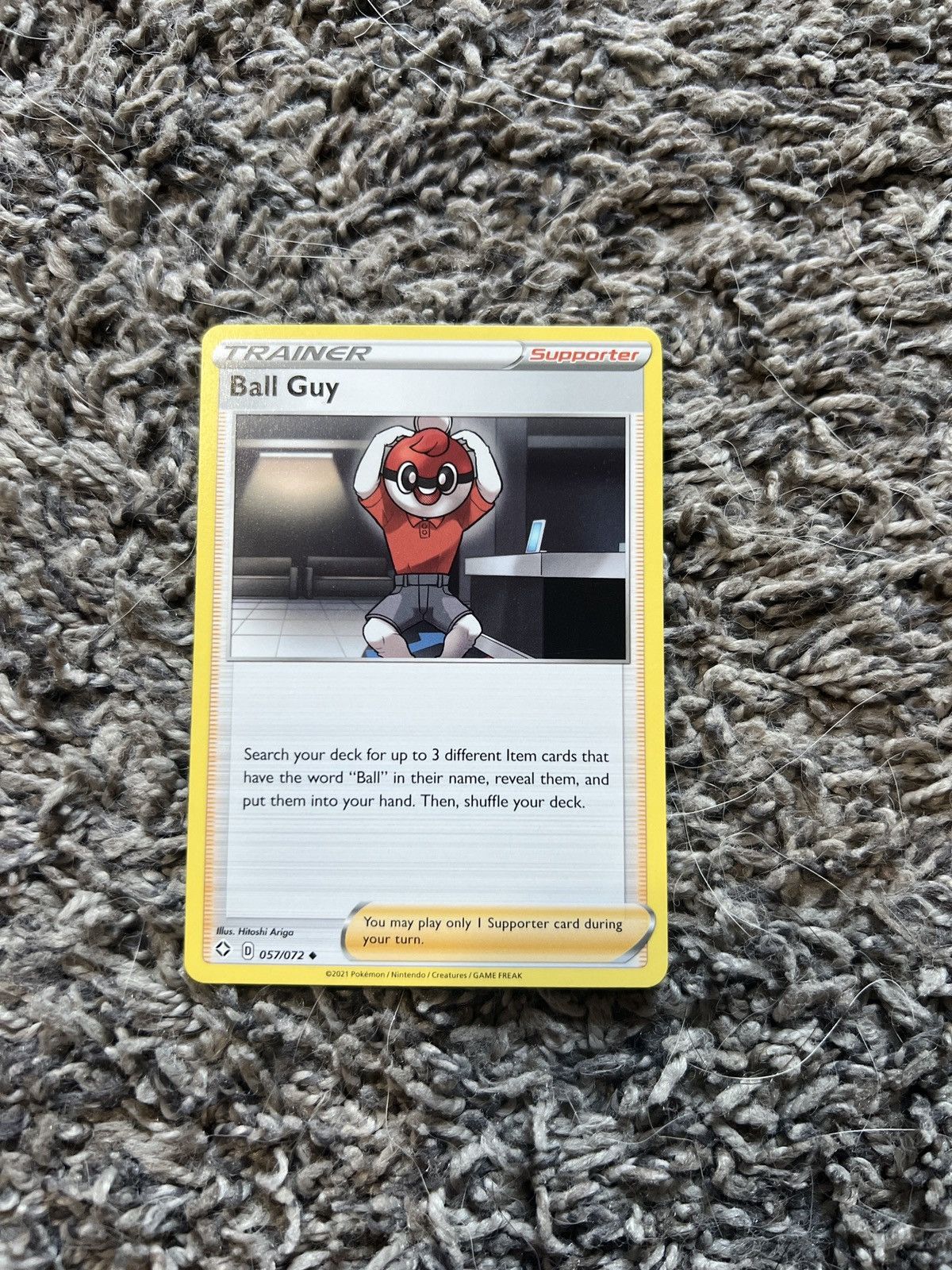 Pokemon 2021 Pokémon Ball Guy Card Size ONE SIZE - 1 Thumbnail