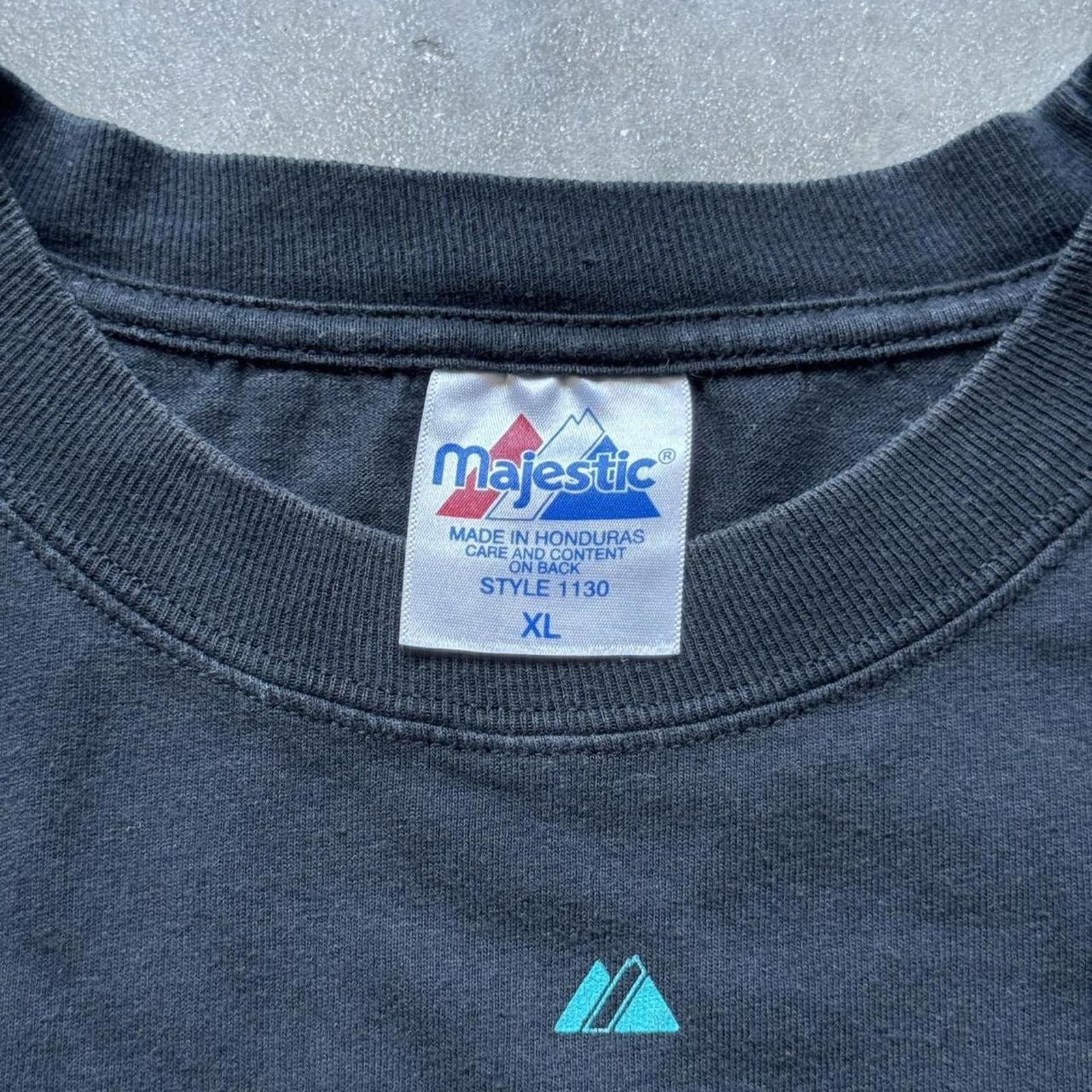 Other Majestic 2003 MLB Florida Marlins World Series Y2K T-shirt Size US XL / EU 56 / 4 - 4 Thumbnail