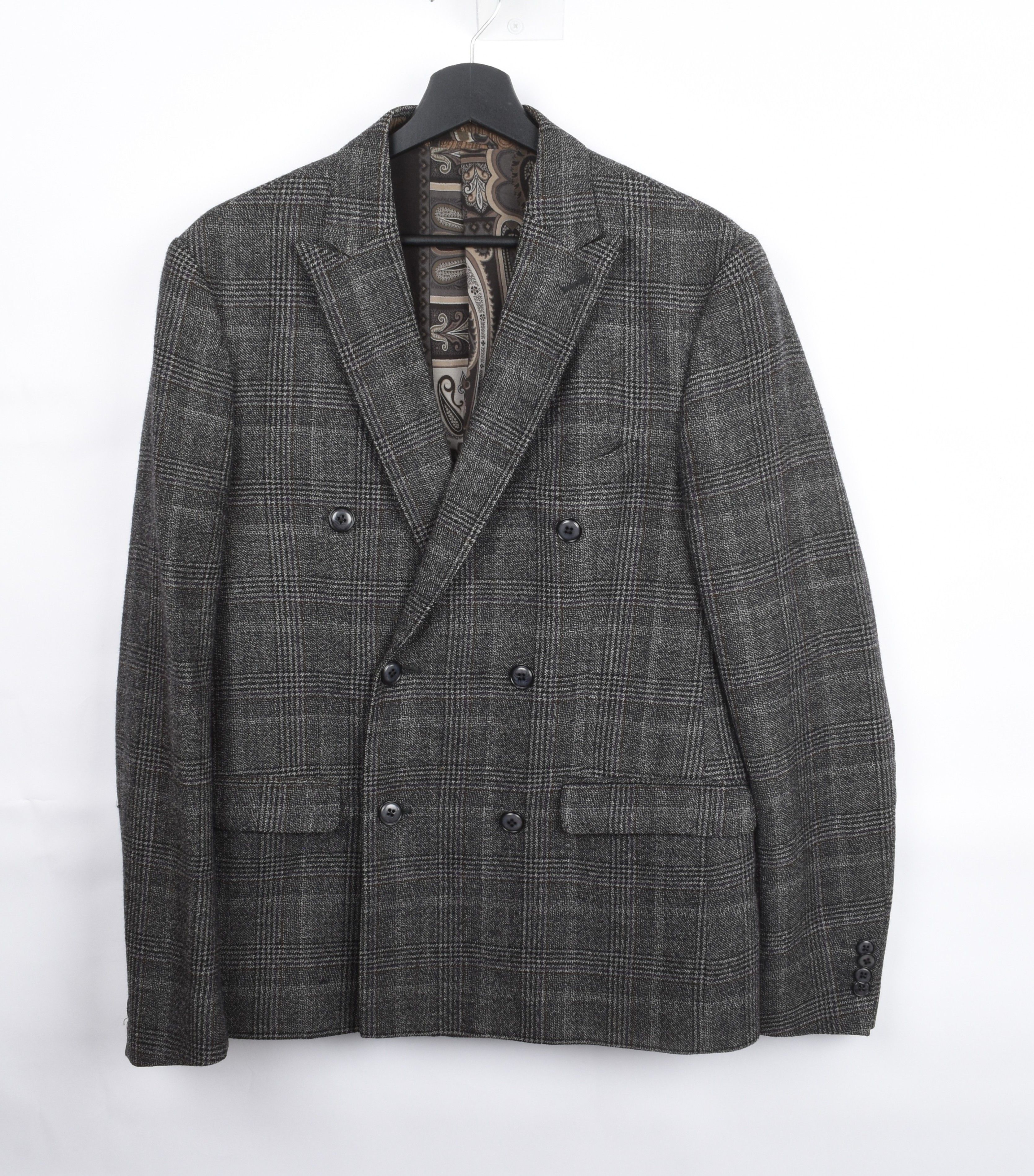 Etro Etro Men Jacket blazer check double breasted Size M, S2067 Size US M / EU 48-50 / 2 - 1 Thumbnail