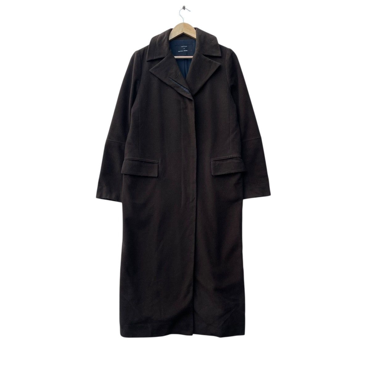Designer × Perry Ellis × Vintage Martin Sitbon Portfolio Duster Chester Long Coat Size US M / EU 48-50 / 2 - 1 Thumbnail