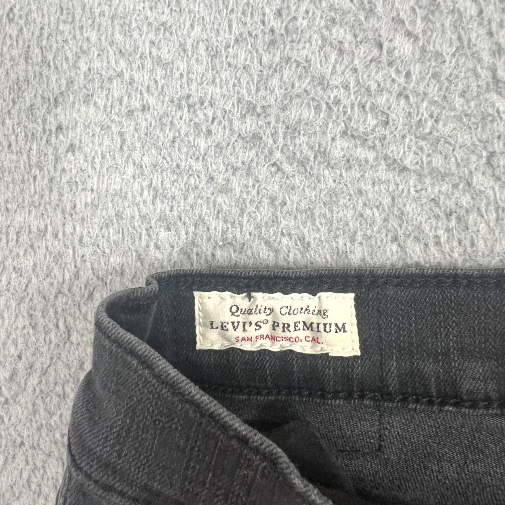 Levi's Levi's Jeans Womens 26 Mile High Skinny Black Denim 700 Series Slim Regular Size 26 Womens Size 26" / US 2 / IT 38 - 6 Thumbnail