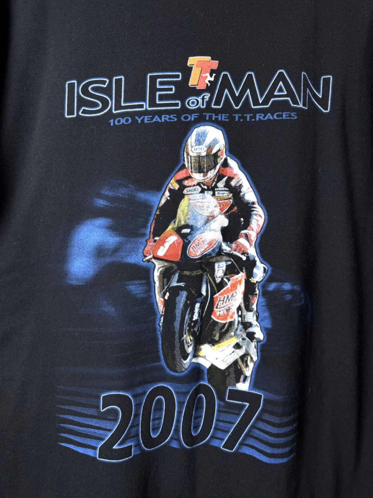 Vintage Honda Vintage 2007 Isle Of Man Racing T Shirt Rally Nascar Size US XL / EU 56 / 4 - 3 Thumbnail